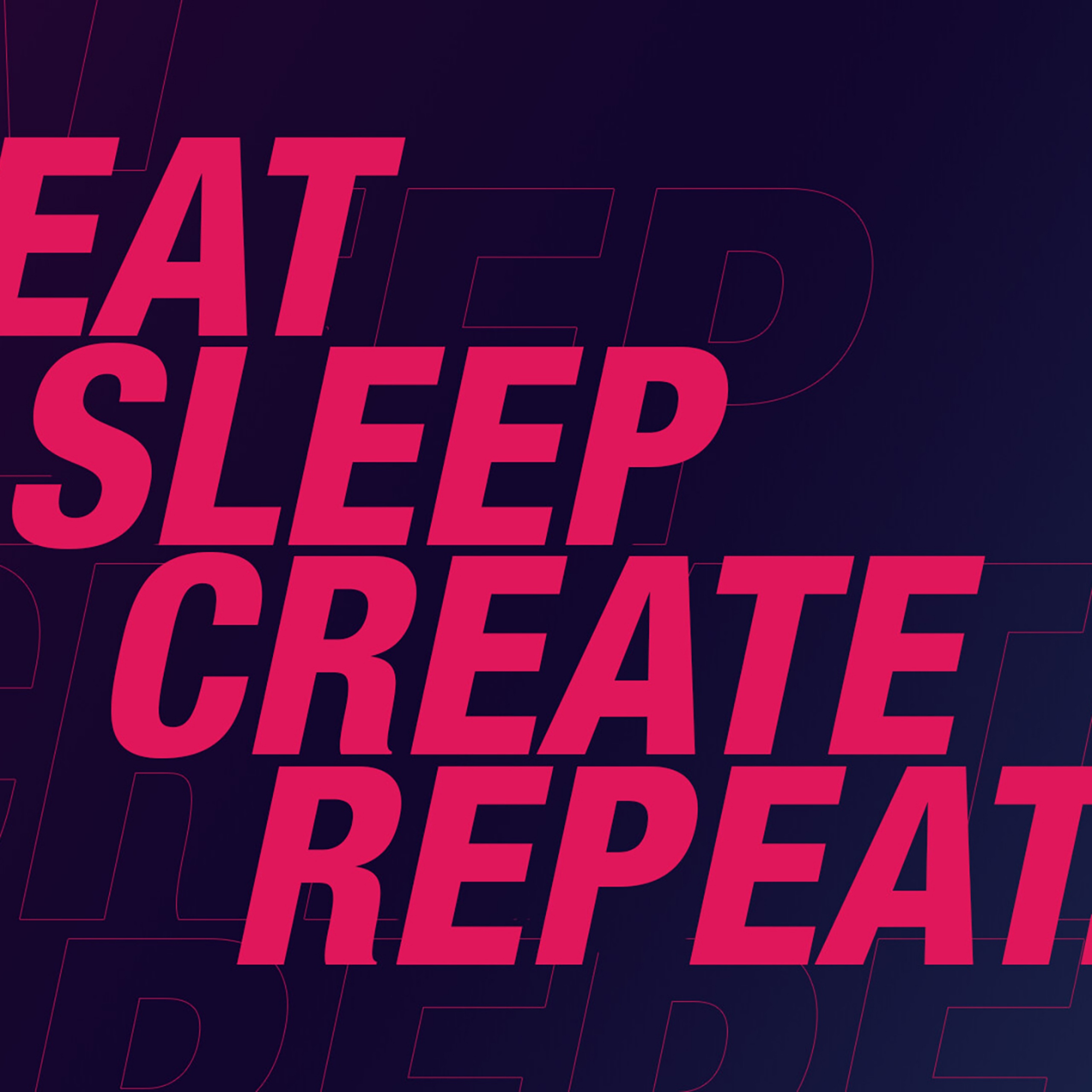 Eat Sleep Code Repeat Wallpaper in 4K