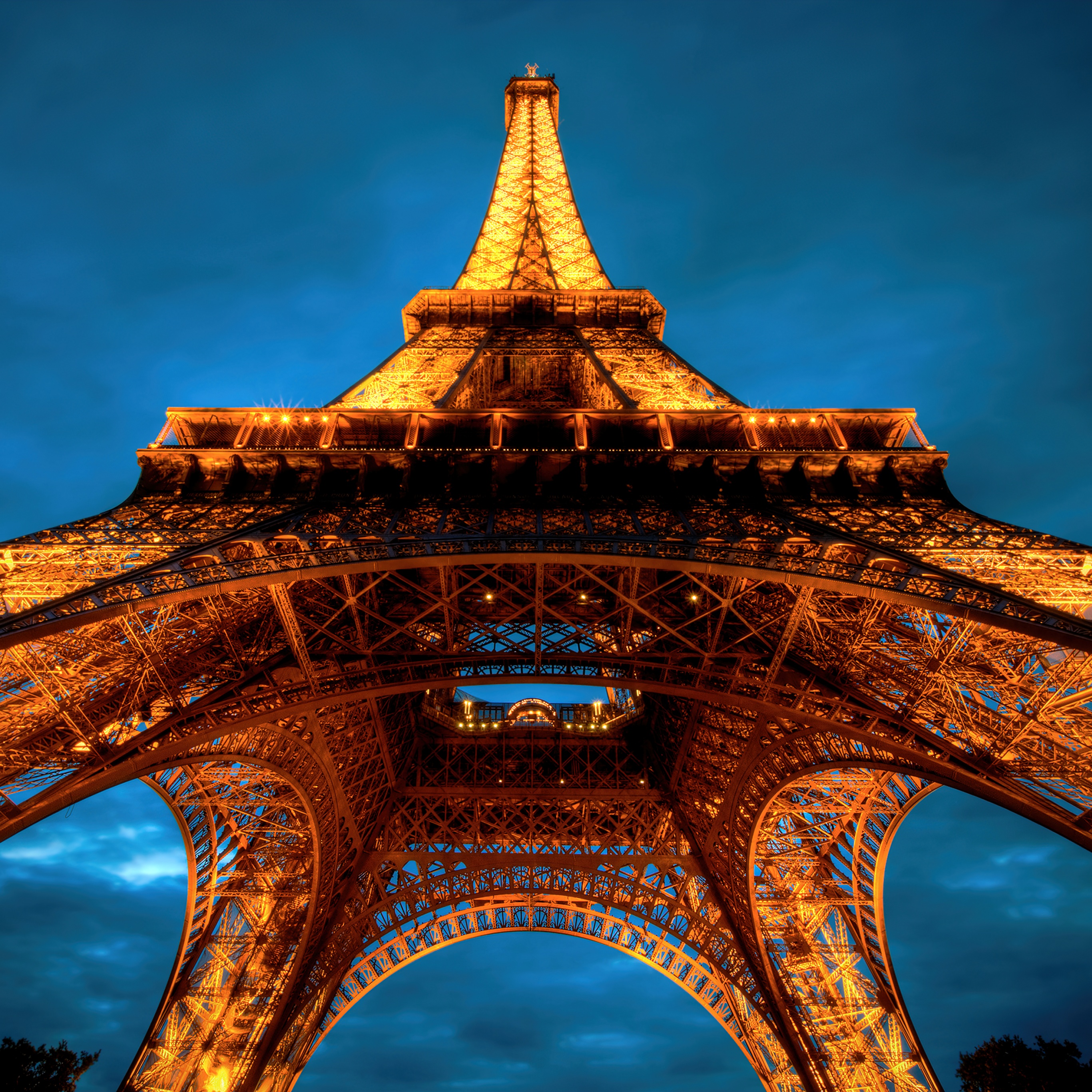 Eiffel Tower Wallpaper 4K, La tour Eiffel, Night, World, #6099