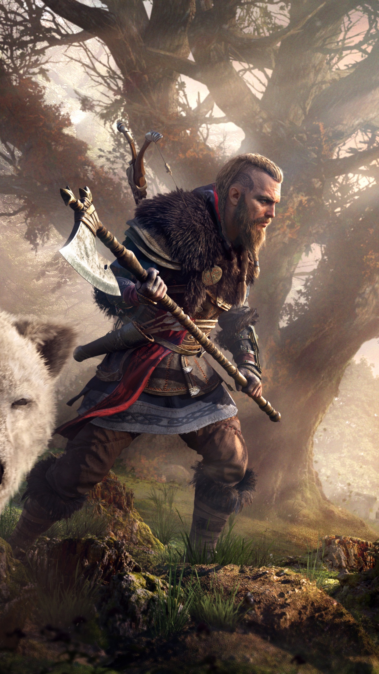 Eivor 4K Wallpaper, Viking raider, Assassin's Creed Valhalla, PC games