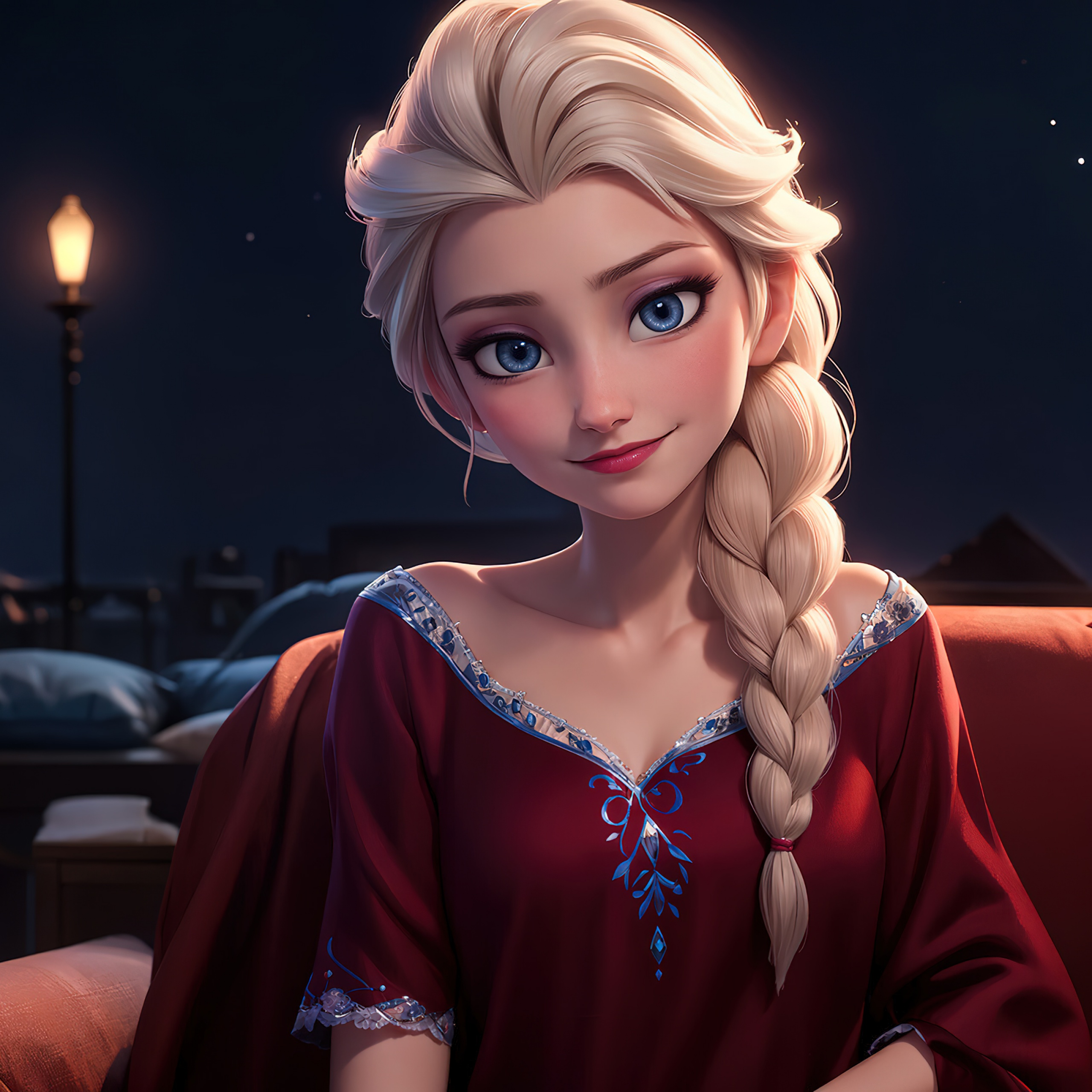 frozen princess ice elsa portrait - Disney my realistic art HD FULL 4K 8K  3D - Digital Art, Childrens Art, Disney - ArtPal