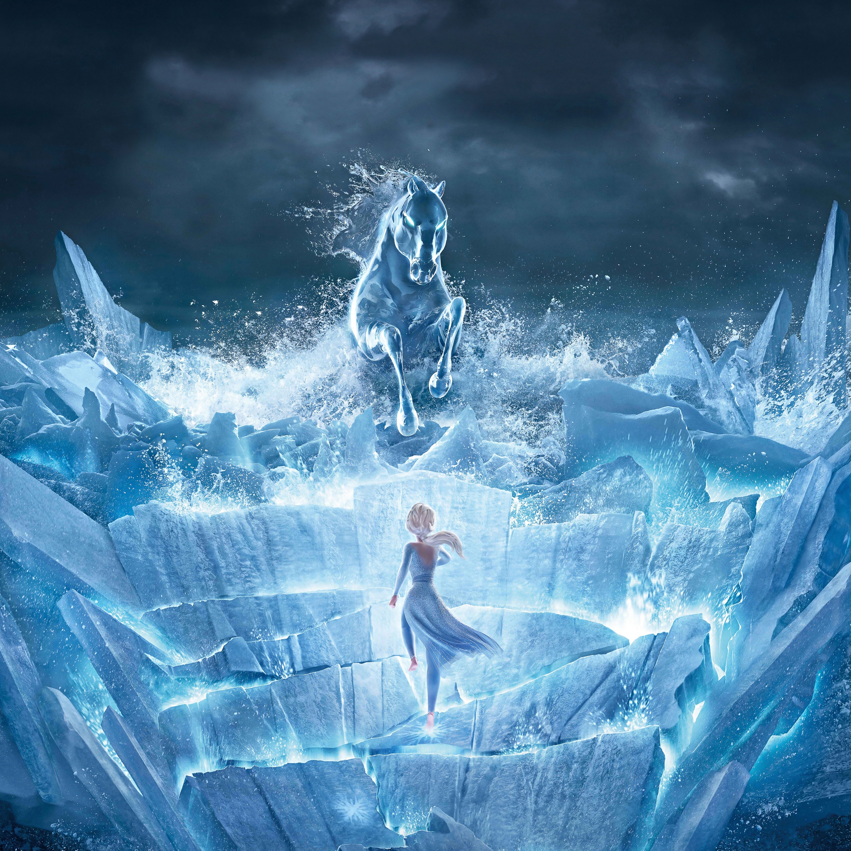 Elsa Wallpaper 4K, Frozen 2, The Nokk, Movies, #670