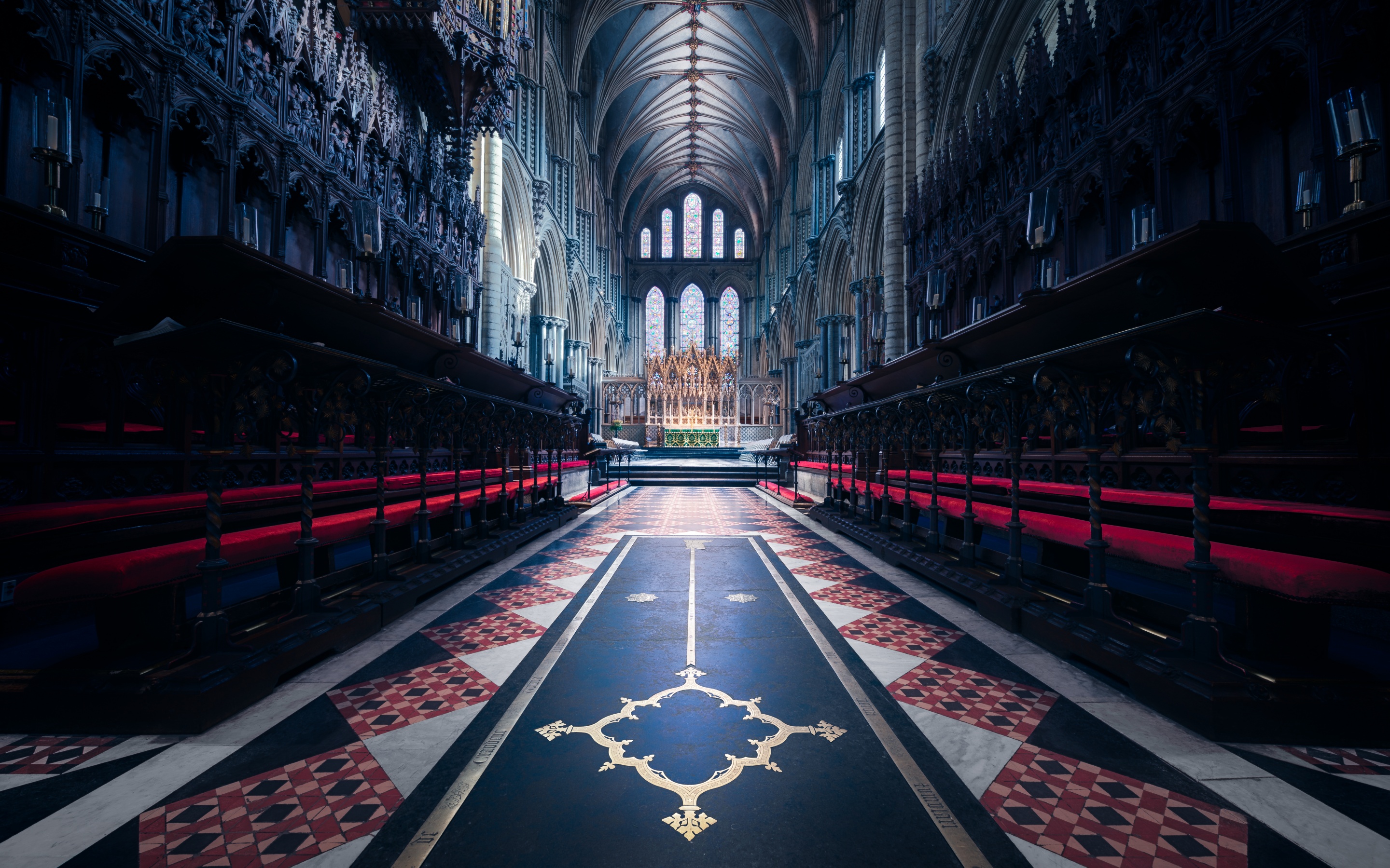 Ely Cathedral Wallpaper 4K, Church, England, Ancient architecture