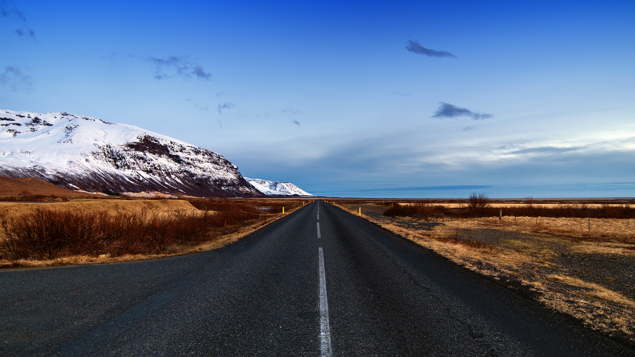 Endless Road Wallpaper 4K, Iceland, Landscape, Nature, #3898