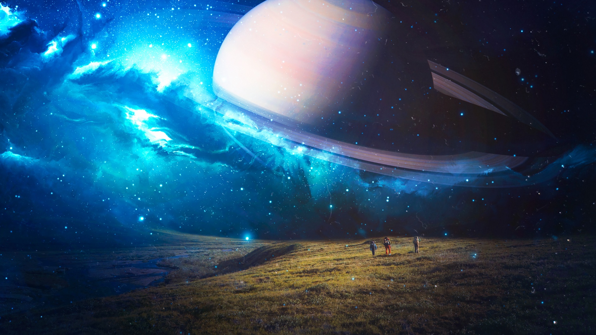 Exploring Wallpaper 4K, Saturn, Planet, Surreal, Fantasy, #1052