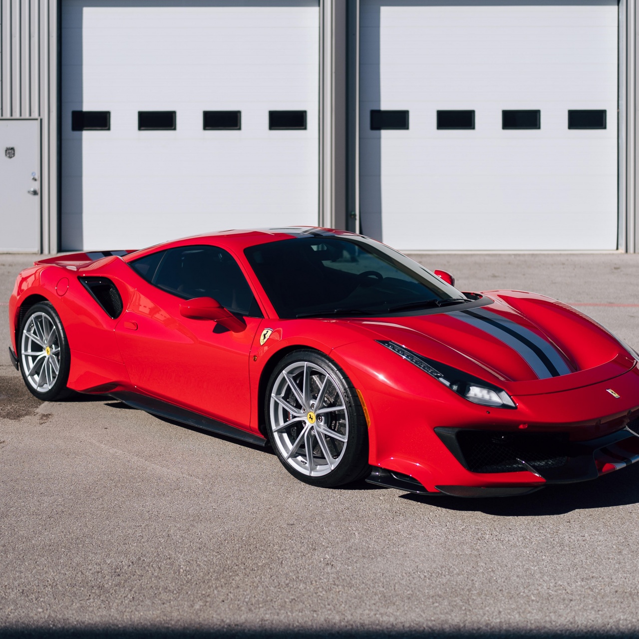 Ferrari 488 Pista Wallpaper 4K, Red cars