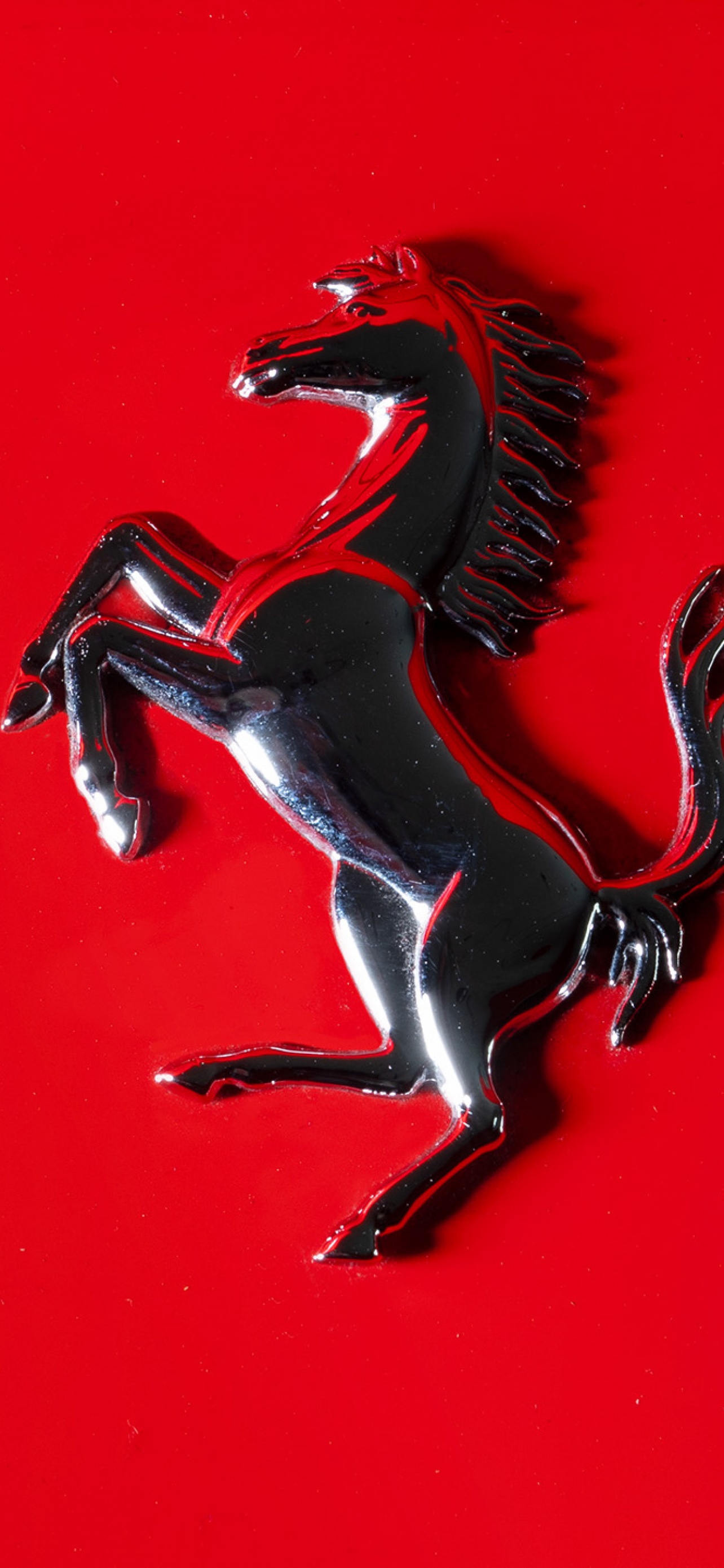 Ferrari logo Wallpaper 4K, Black prancing horse, Cars, #3462