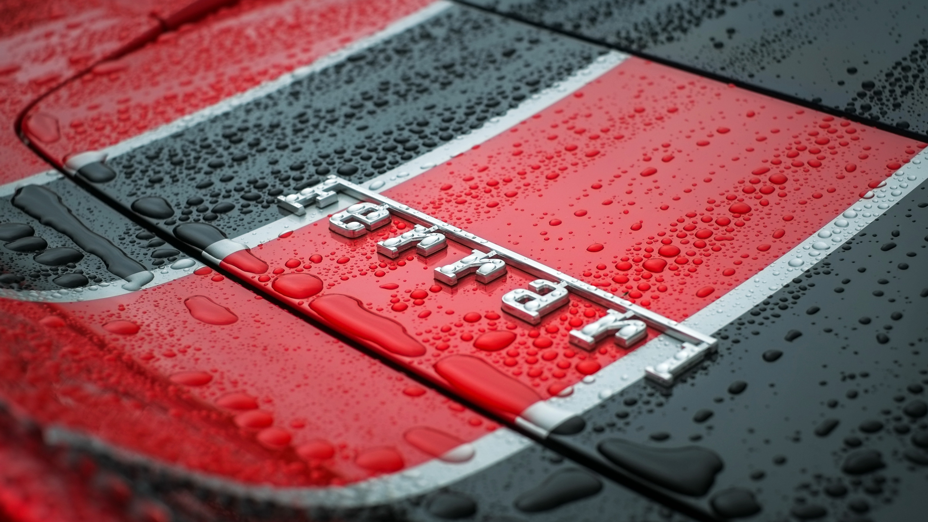 Ferrari Wallpaper 4K, Logo, Emblem, Droplets, Cars, #2715
