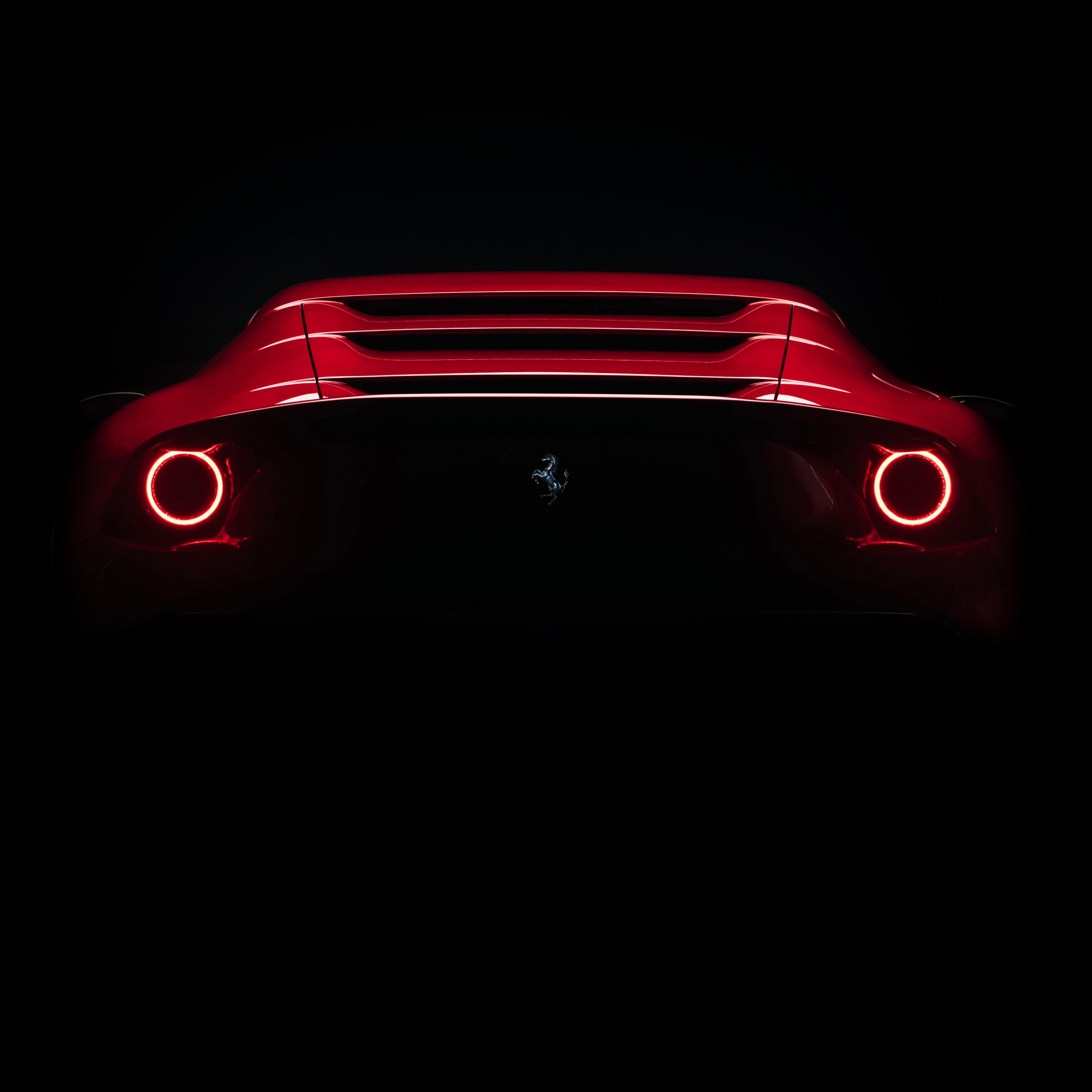 Ferrari Omologata Wallpaper 4K, Supercars, Black/Dark, #2783