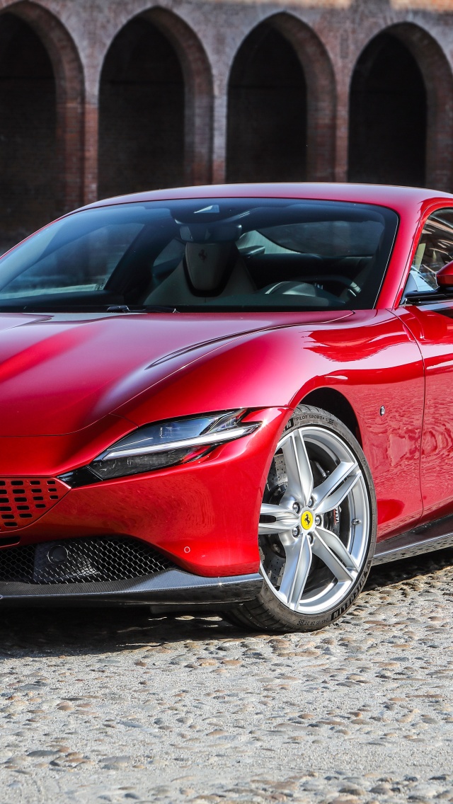 Ferrari Roma Wallpaper 4K, Sports cars, 2021, 5K, Cars, #3044