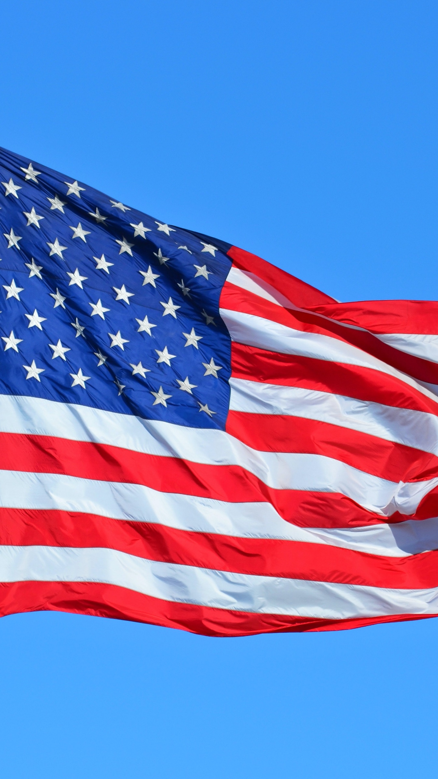 Download A Close Up Of An American Flag Wallpaper  Wallpaperscom