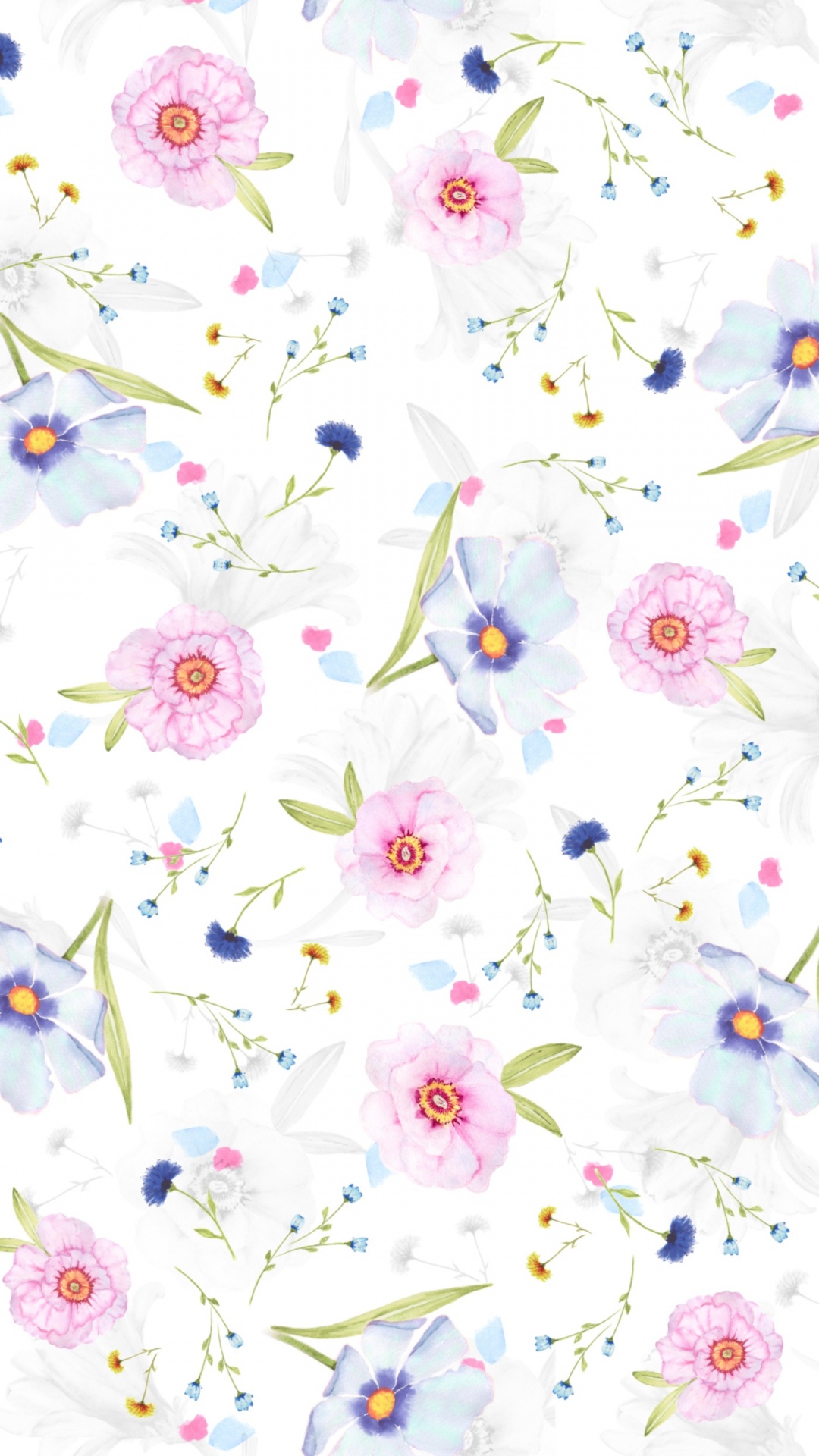 Floral designs Wallpaper 4K, White background, Flowers, #1214