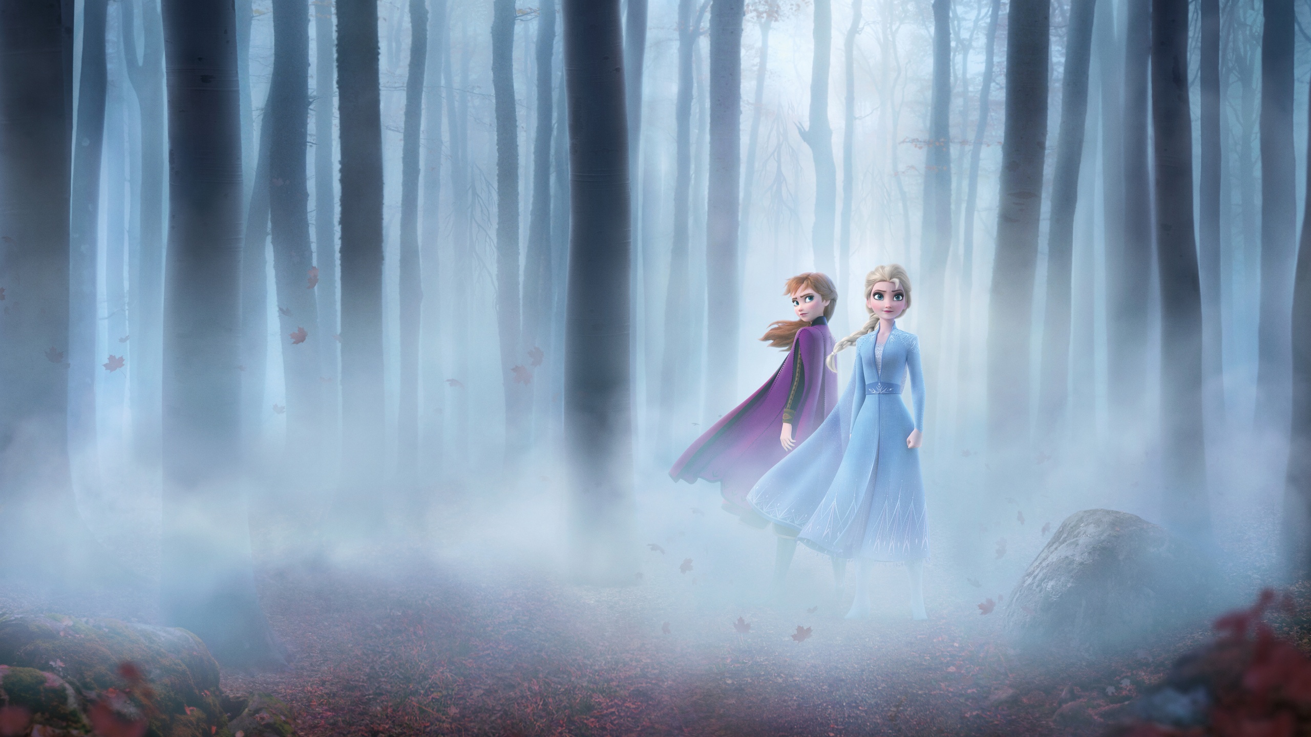 Frozen Wallpaper K Anna Elsa Enchanted Forest K