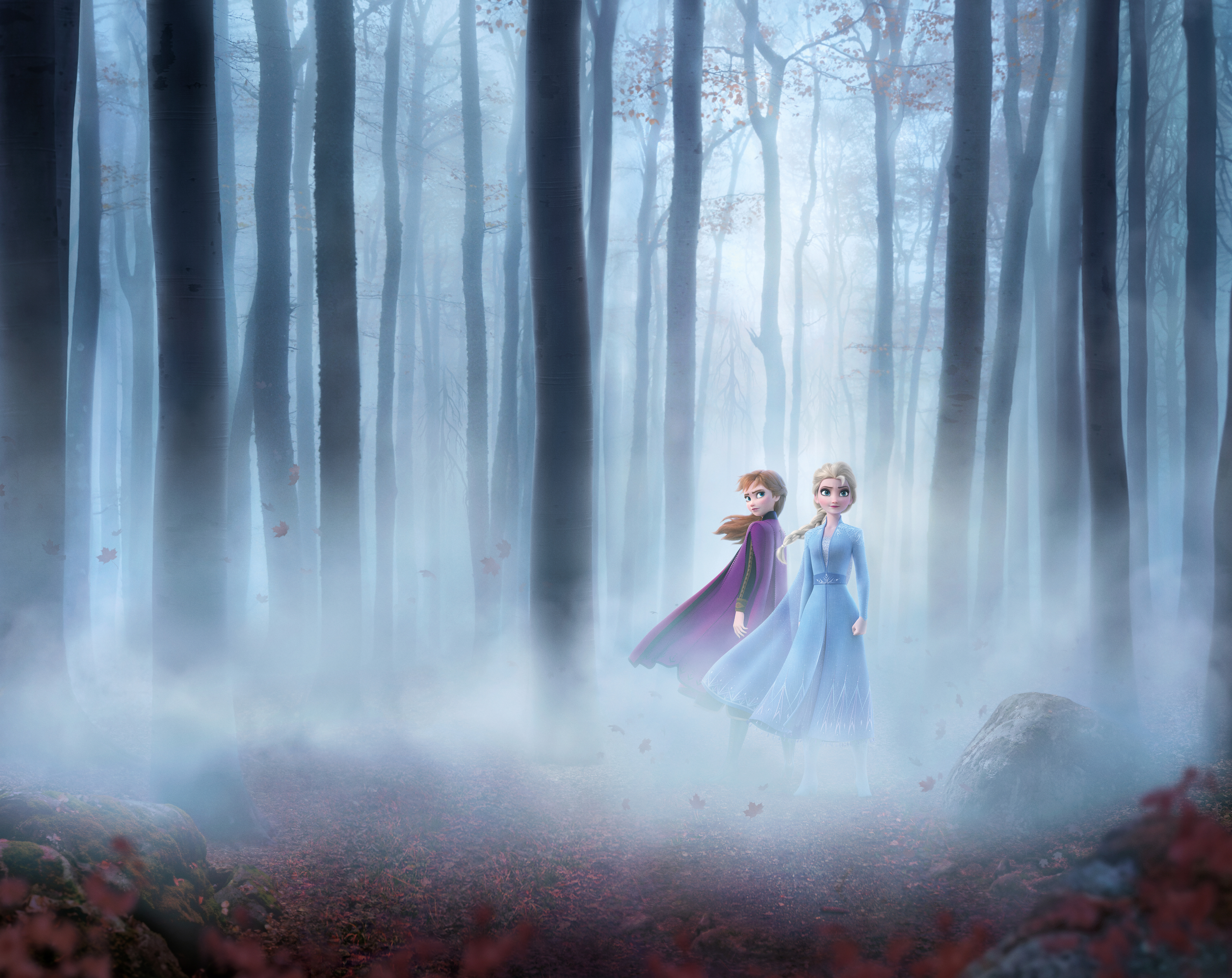Frozen 2 Wallpaper 4K, Anna, Elsa, Movies, #566