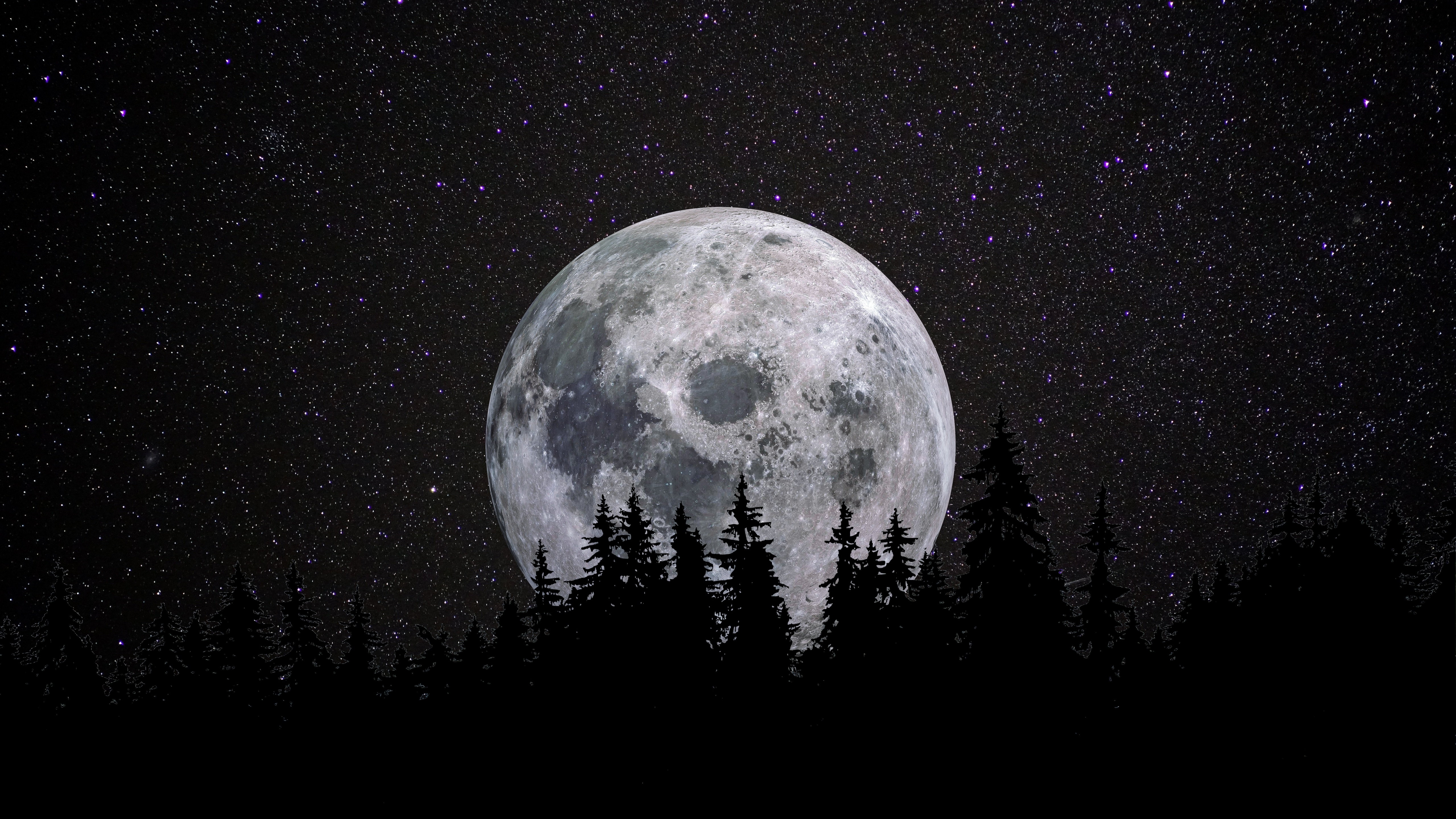 Thưởng thức vẻ đẹp tràn đầy cảm hứng và sự quyến rũ của ánh trăng tròn qua hình nền Full Moon Wallpaper tuyệt đẹp. Cảm giác thanh tịnh và sự yên bình sẽ tràn đầy trong lòng bạn khi ngắm nhìn hình ảnh này.
