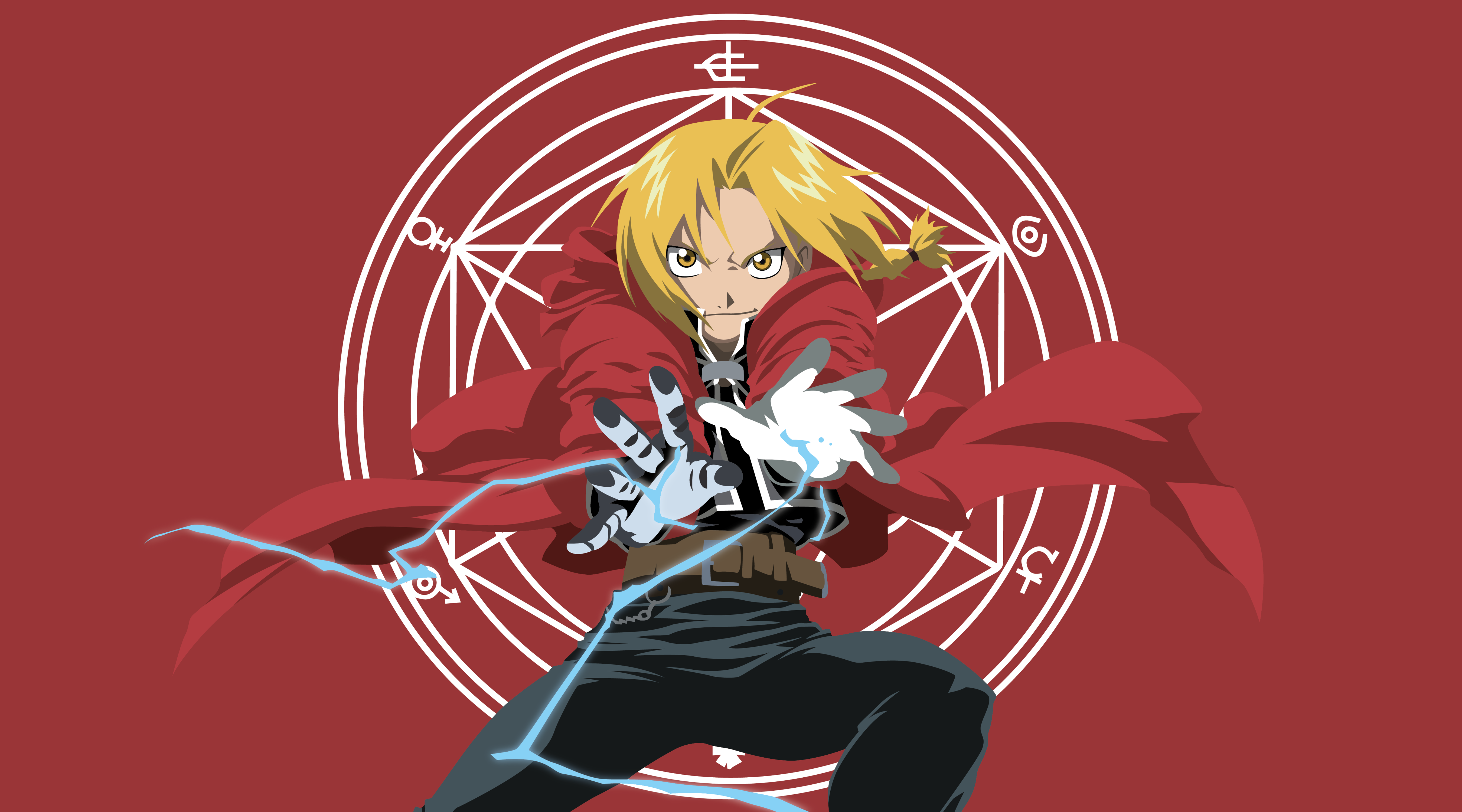 Fullmetal Alchemist Edward Dark Wallpapers  Anime Wallpaper 4k