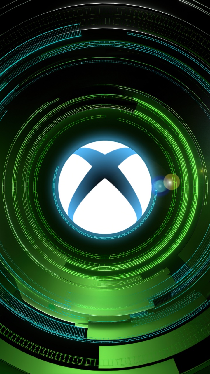 Futuristic Wallpaper 4K, Xbox logo, Abstract background