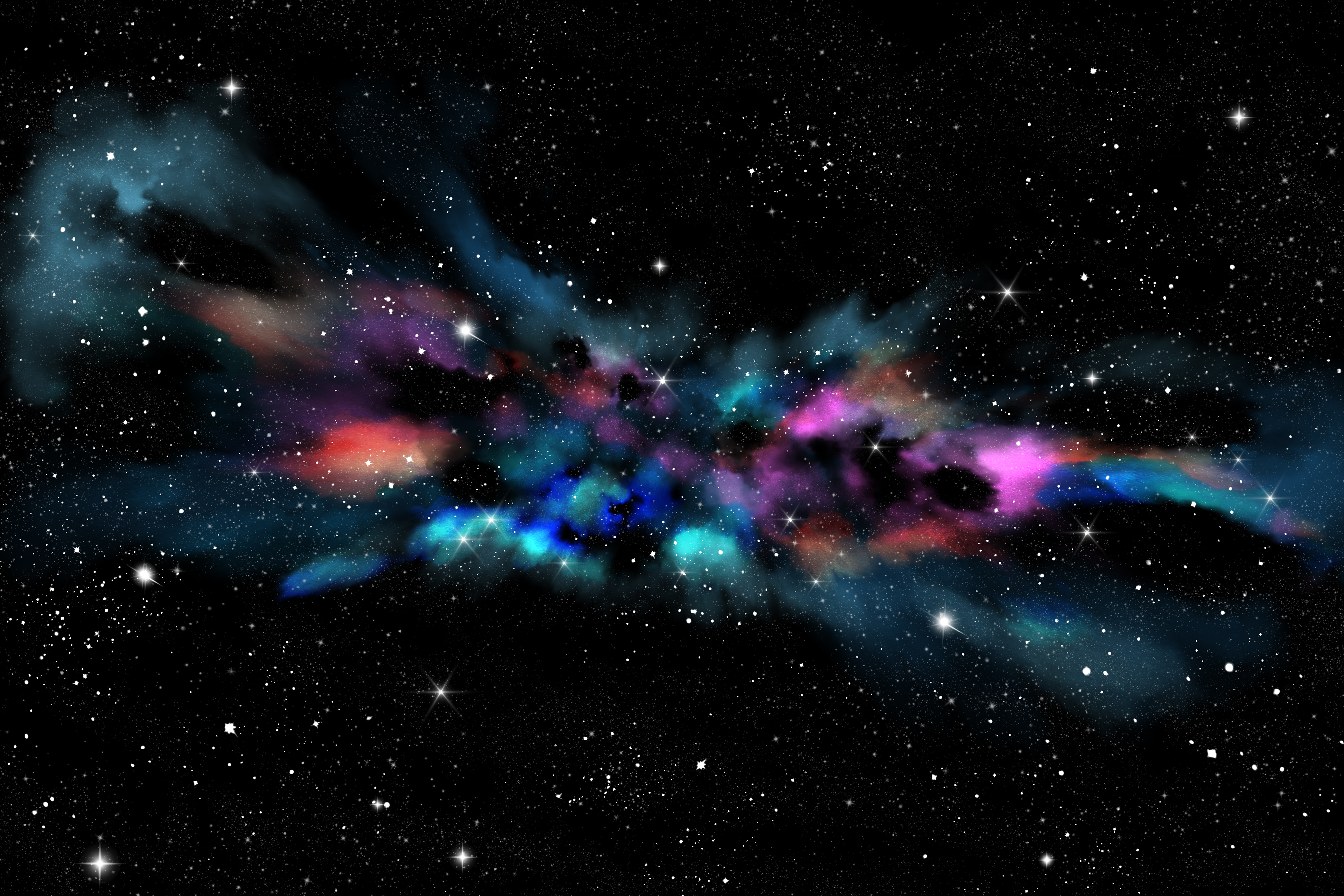 Galaxy Wallpaper 4K, Milky Way, Stars, Space, #5381