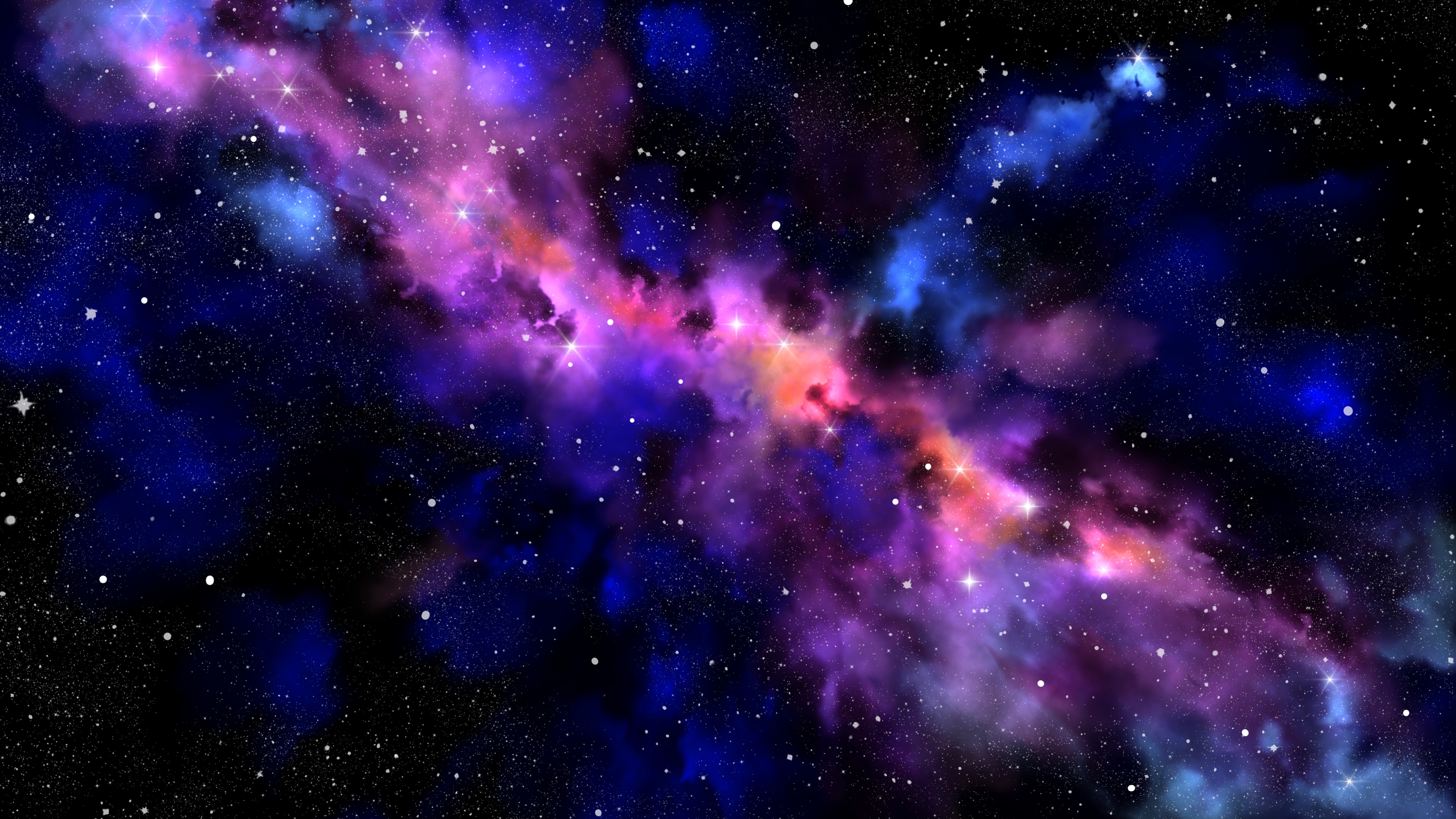 Purple Galaxy Space Wallpaper Hd For Desktop Mobile Phones Laptops And  Tablets 3840x2400  Wallpapers13com