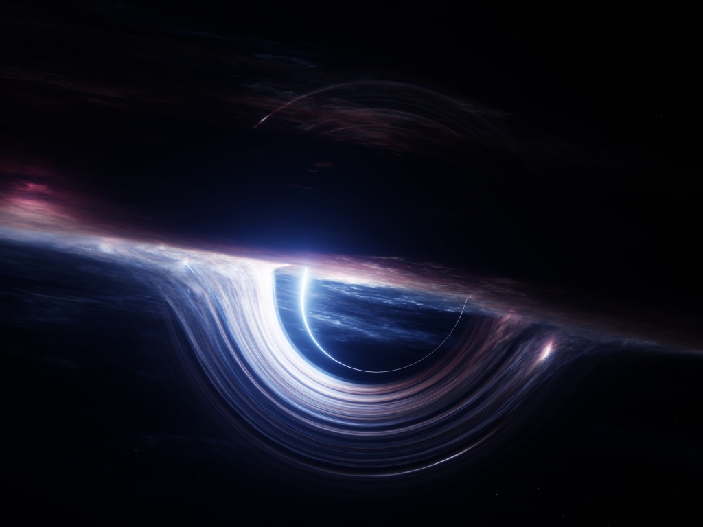 Interstellar Wallpaper 4K, Gargantua black hole