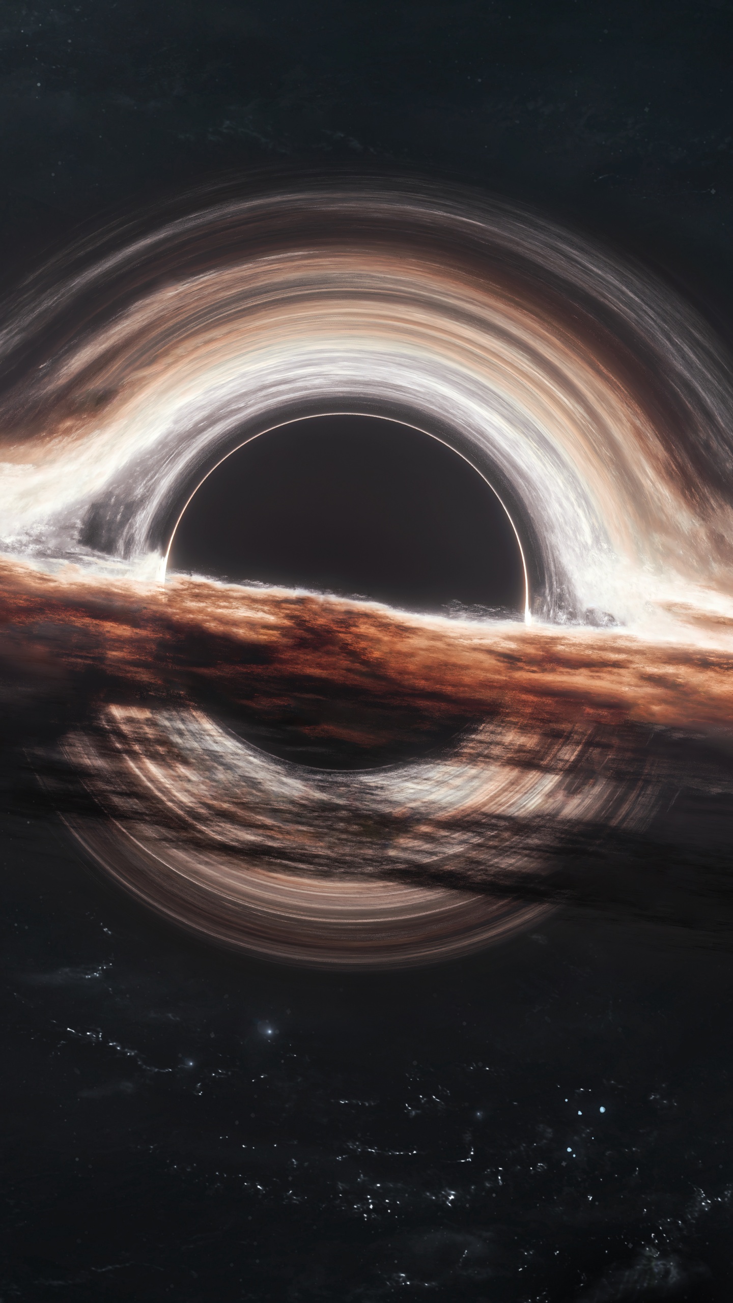 Gargantua black hole Wallpaper 4K, Interstellar, Cosmos, Space, #9621