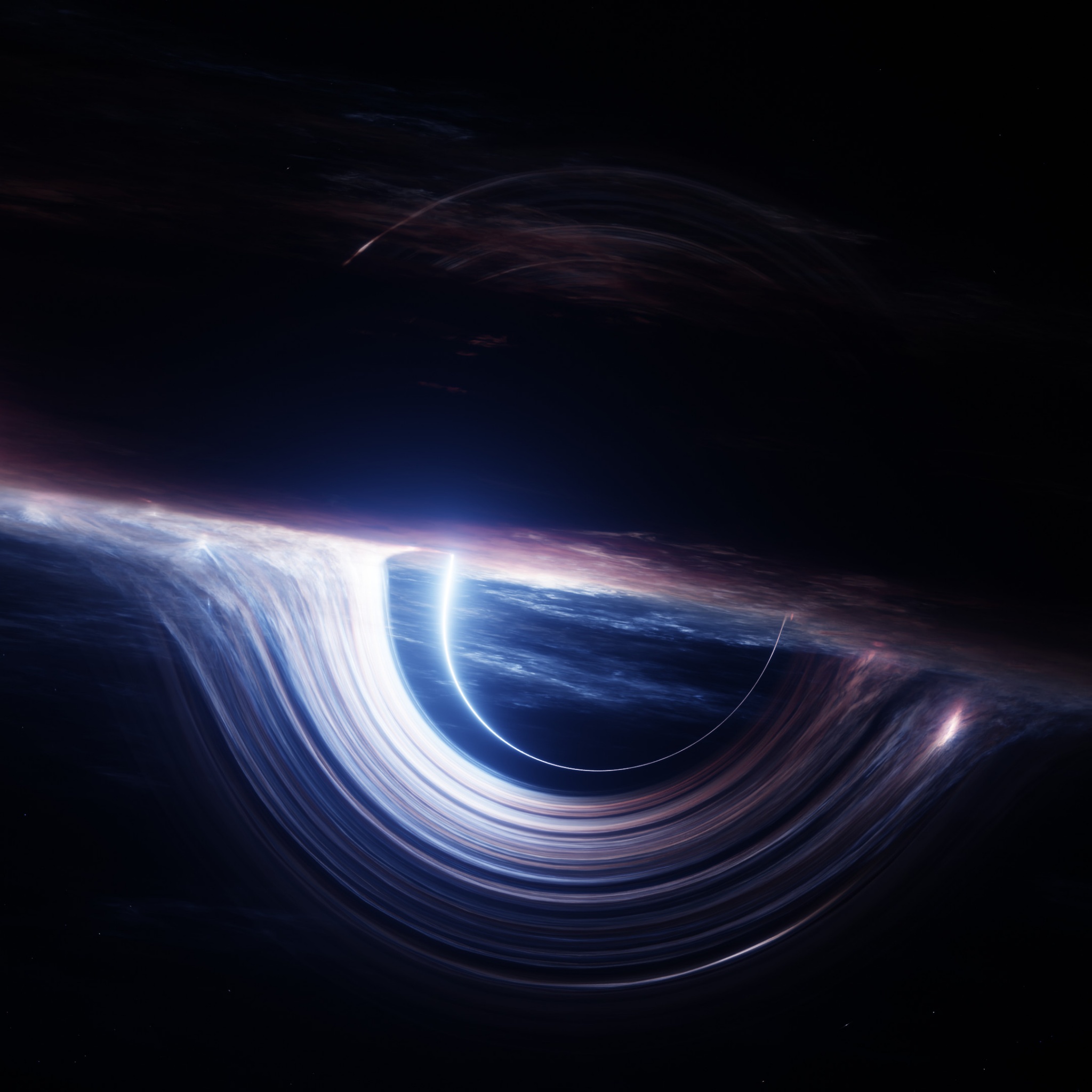black hole interstellar wallpaper