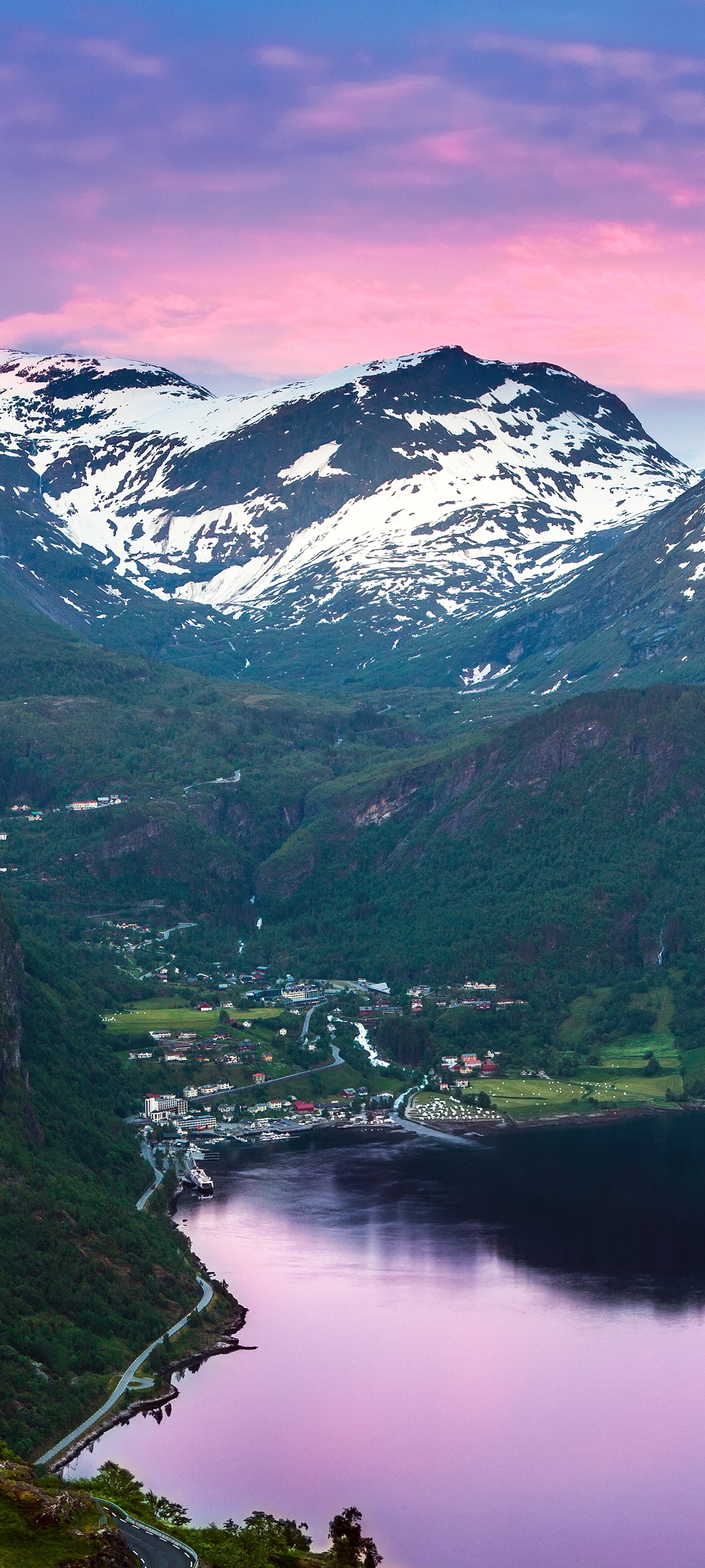Geiranger Fjord Wallpaper 4K, Norway, Valley, Village, Nature, #4373