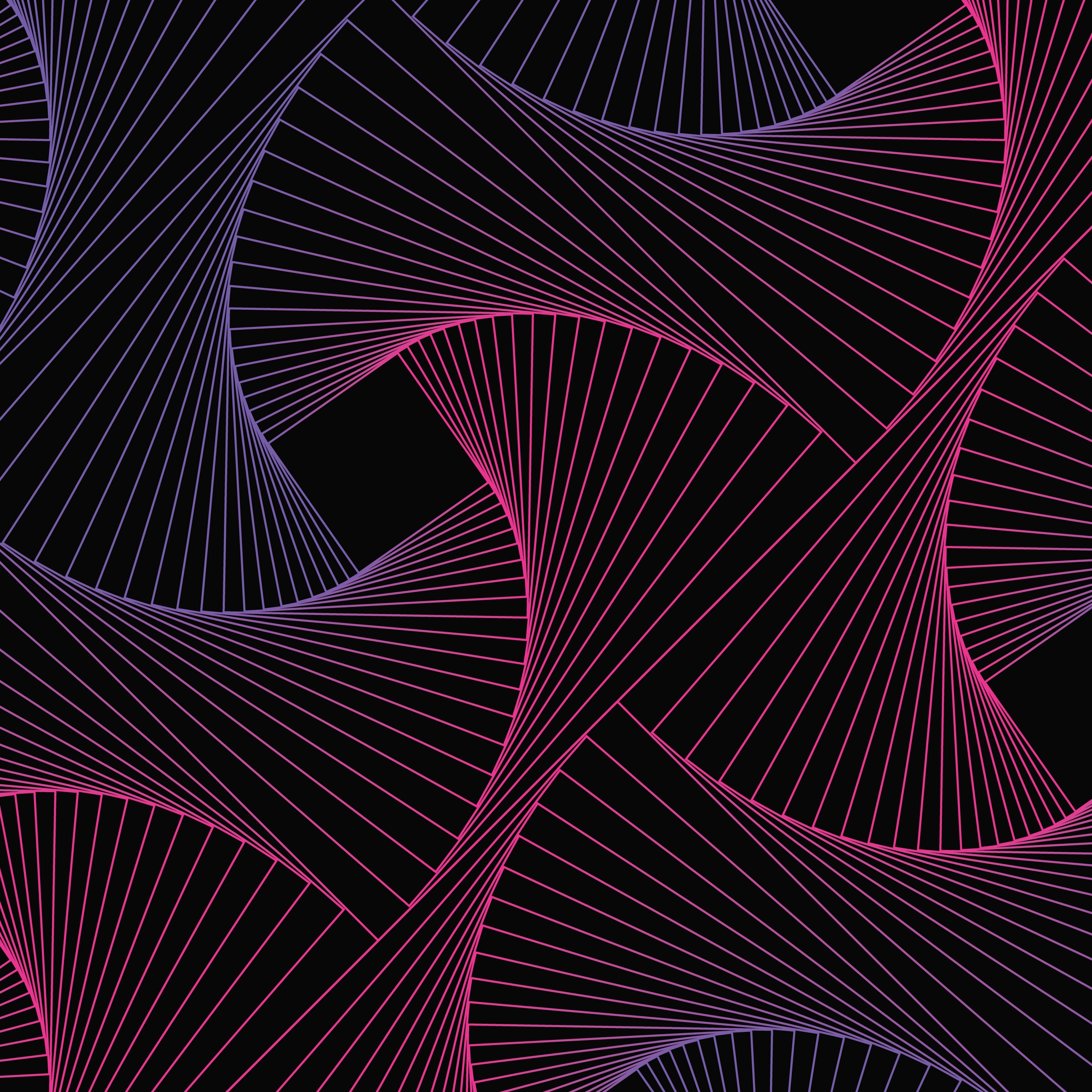 Geometric Wallpaper 4K, Lines, Black background, Abstract, #8364