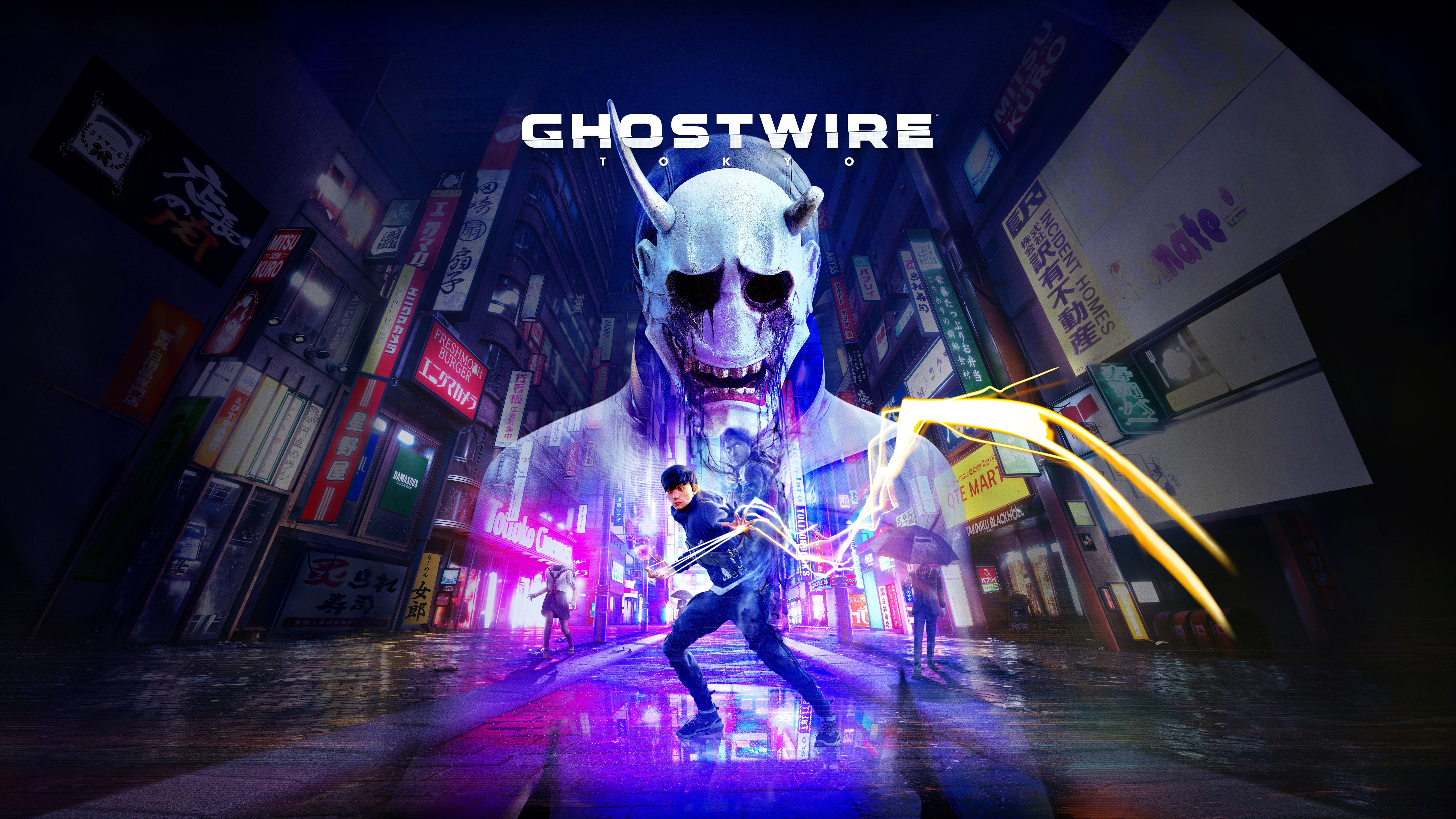 Net tokyo. Ghostwire Tokyo. Ghostwire: Tokyo (2022). Ghostwire Tokyo игра. Ghostwire Tokyo геймплей.
