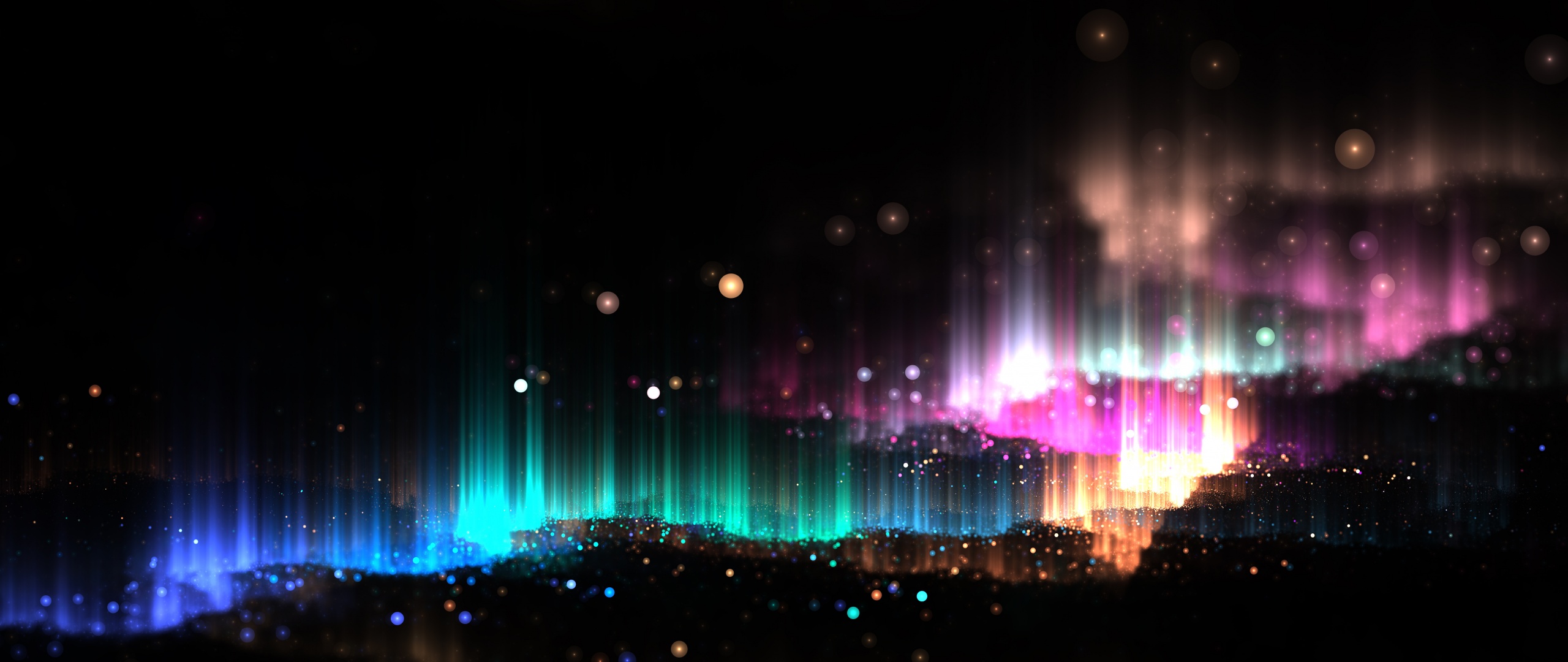 Glitter Wallpaper 4K, Glowing, Colorful, Abstract, #274