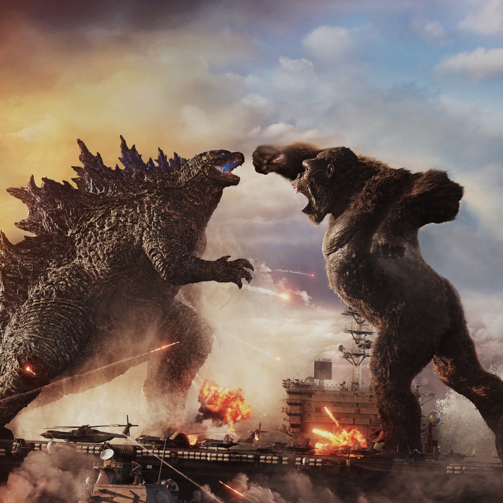 Godzilla vs Kong Wallpaper. 