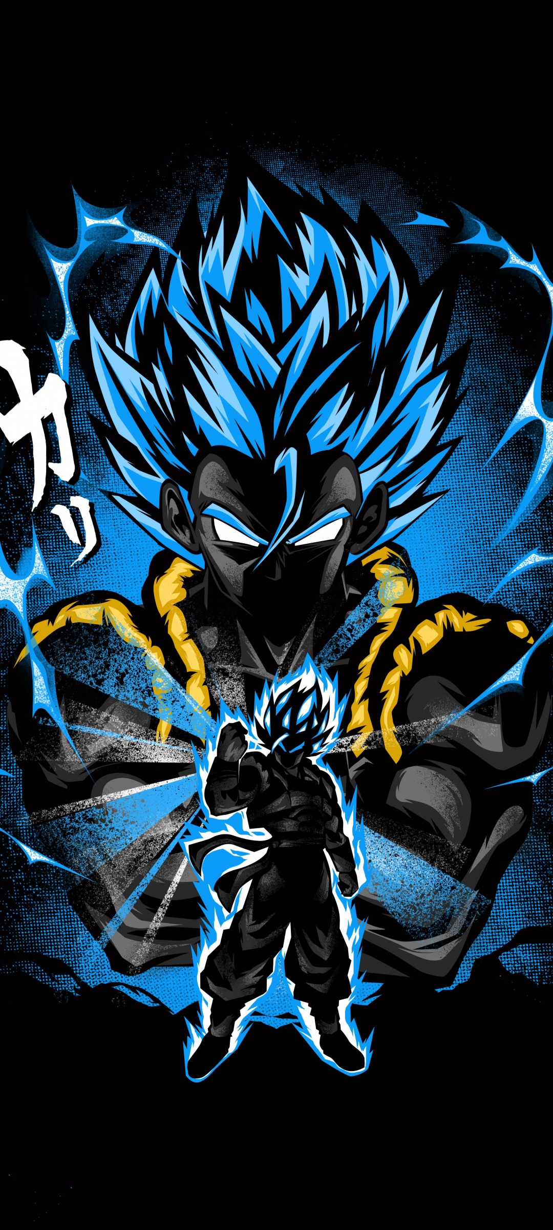 Goku 4K Wallpaper, Fusion attack, Dragon Ball Z, Anime