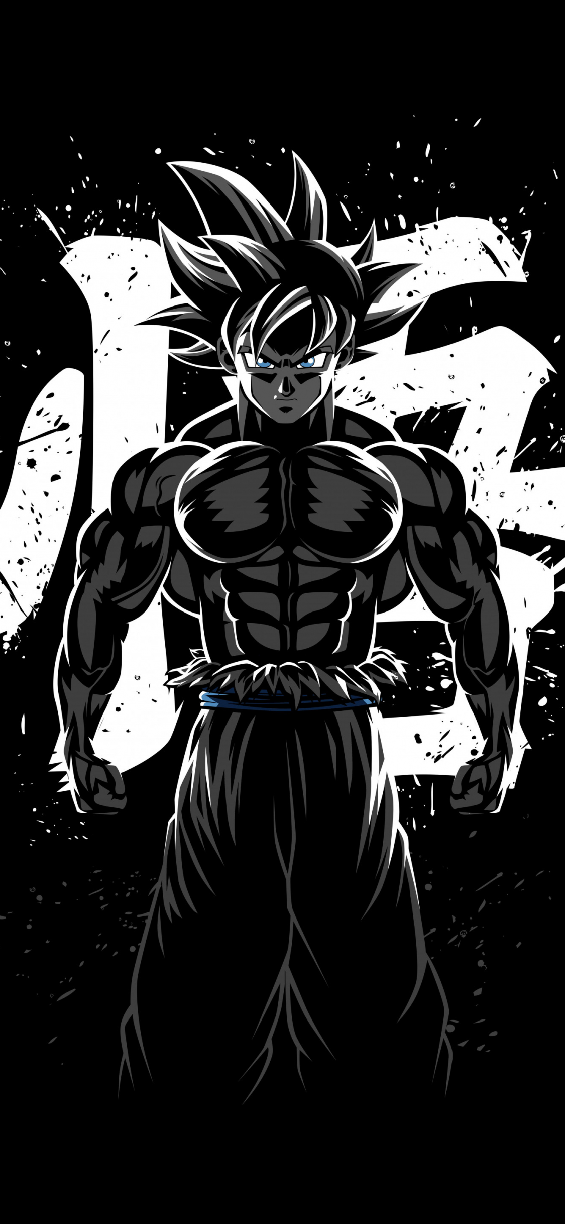 Goku Musculoso Wallpaper 4K, Dragon Ball Z, AMOLED, Black/Dark, #4945