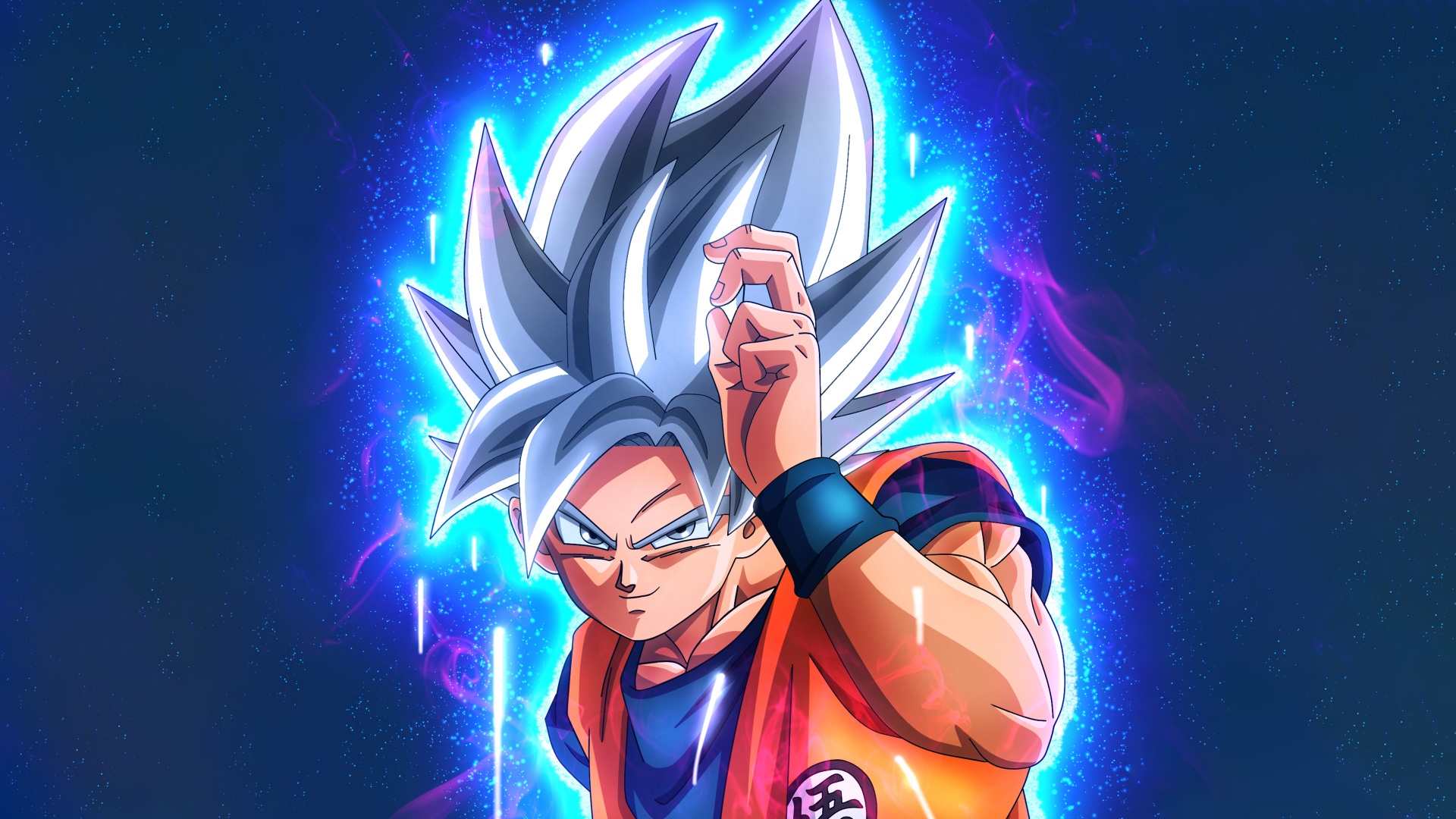Just finished this SSJ4 Goku 4K wallpaper. I think it came out pretty okay.  : r/dbz