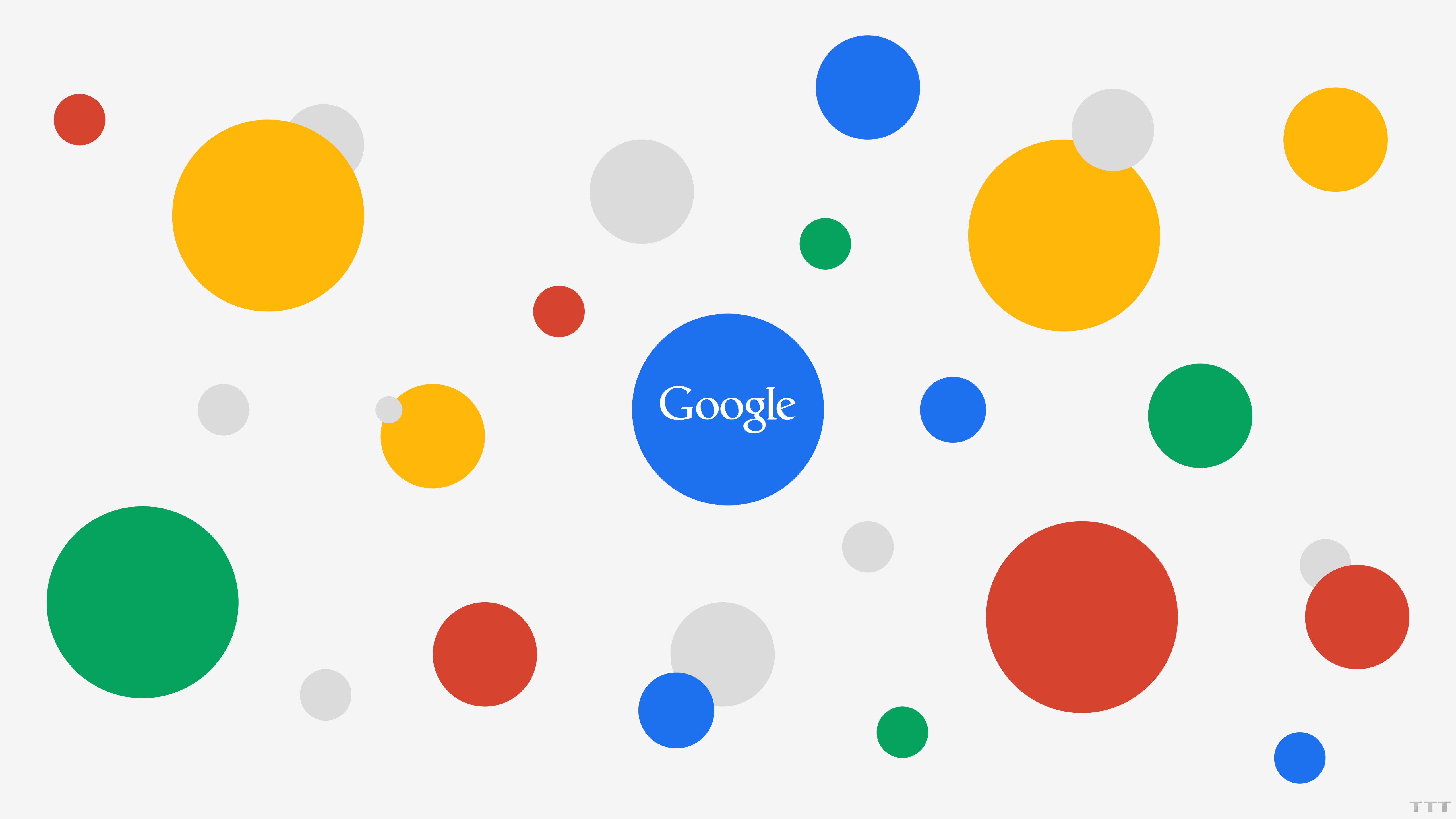 Google Wallpaper 4K, Circles, Multicolor, Technology, #5352