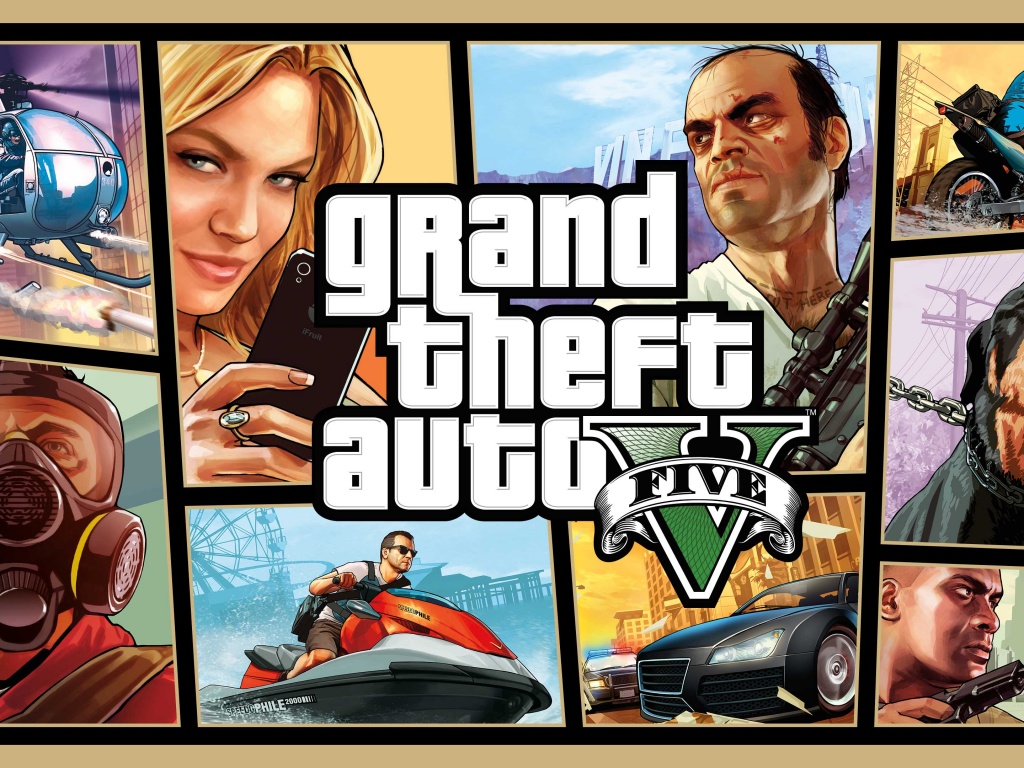 Grand Theft Auto V Wallpaper 4K, GTA 5, Michael De Santa, Townley
