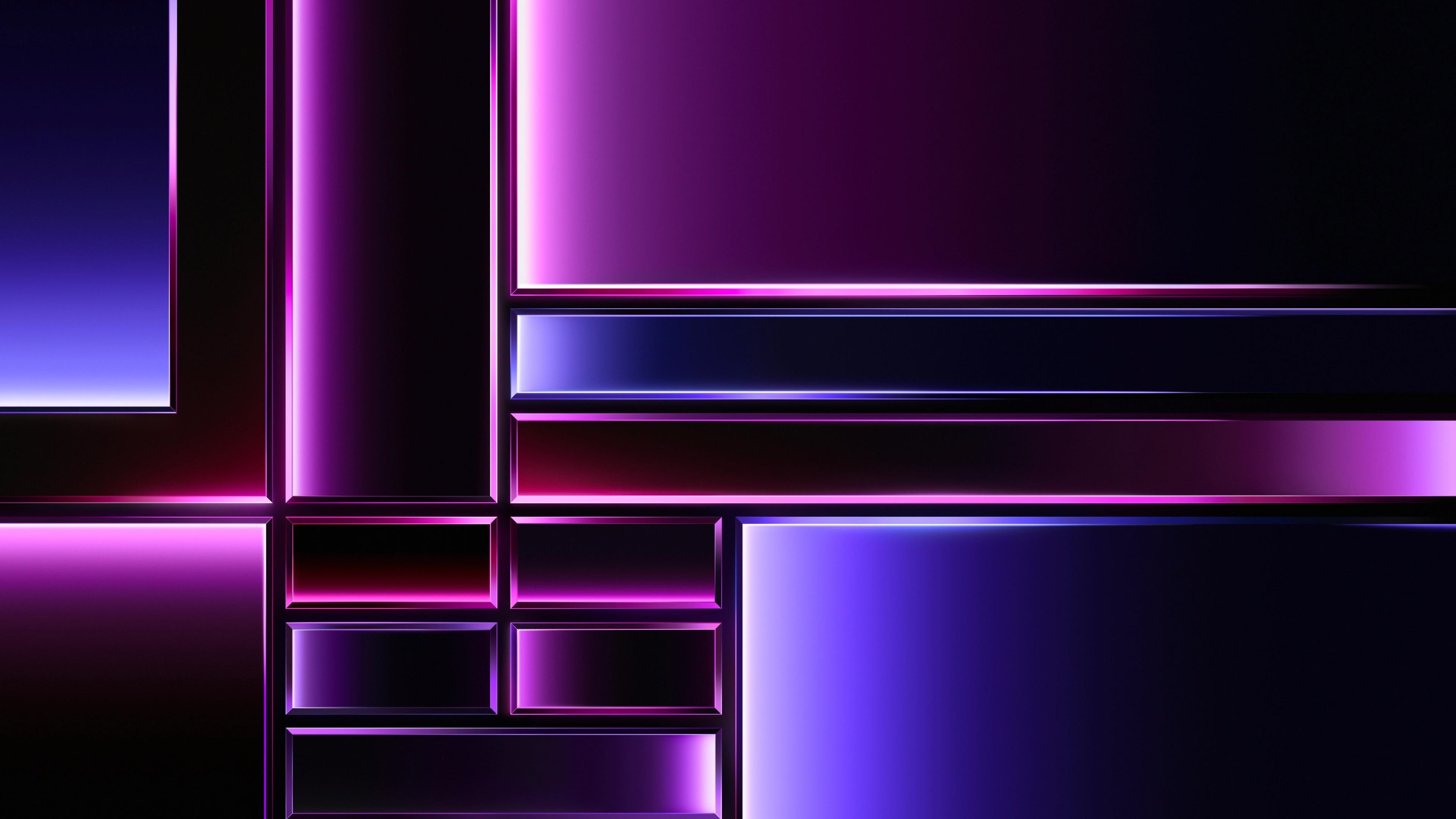Glowing Neon Lines Tunnel Abstract Technological Background Virtual Reality  Pink Blue Purple Neon Triangular Corridor Perspective Ultraviolet Bright  Glow Vector Illustration Stock Illustration - Download Image Now - iStock
