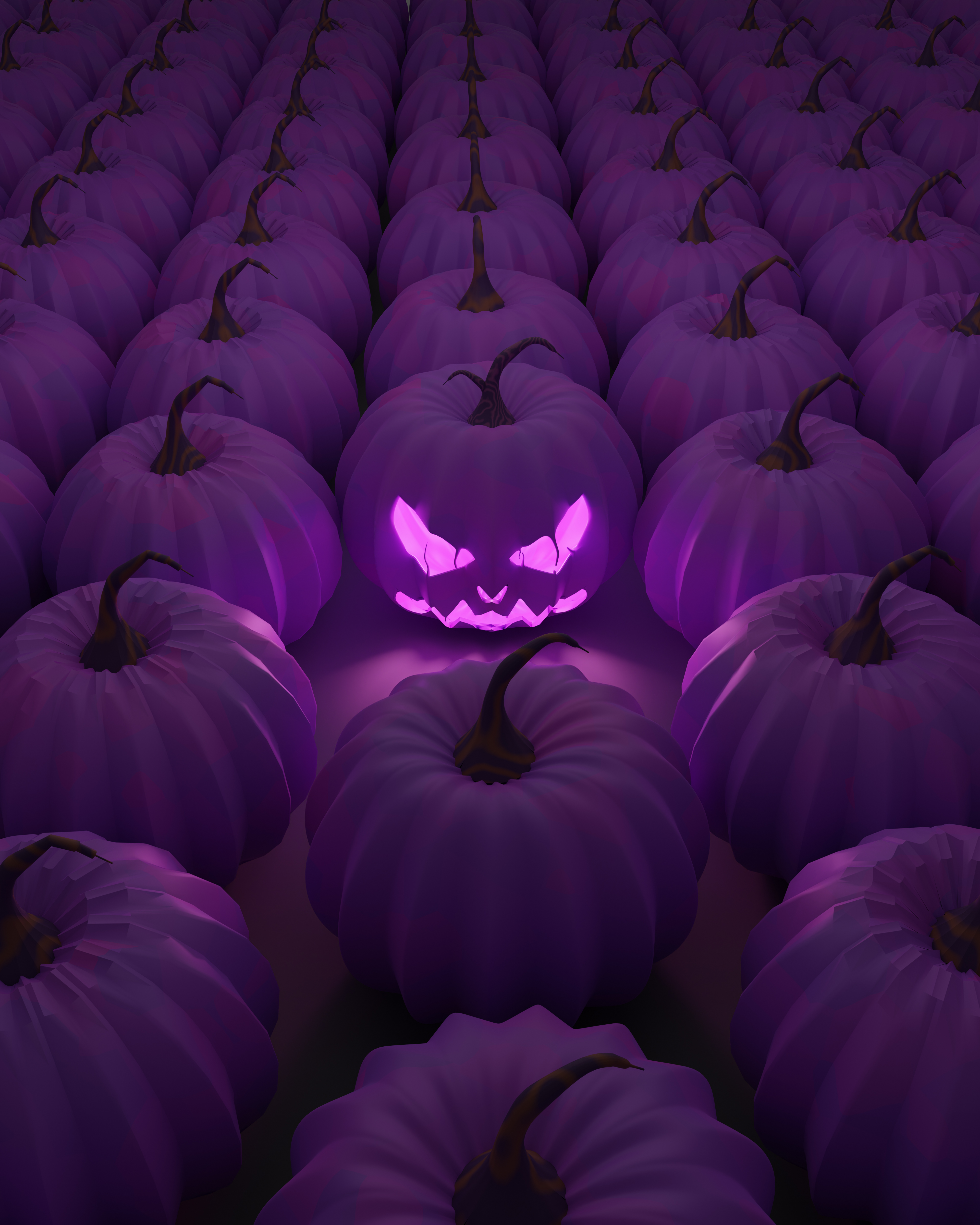 Pumpkins Bats Horror House Moon In Purple Sky Background HD Happy Halloween  Wallpapers  HD Wallpapers  ID 91270