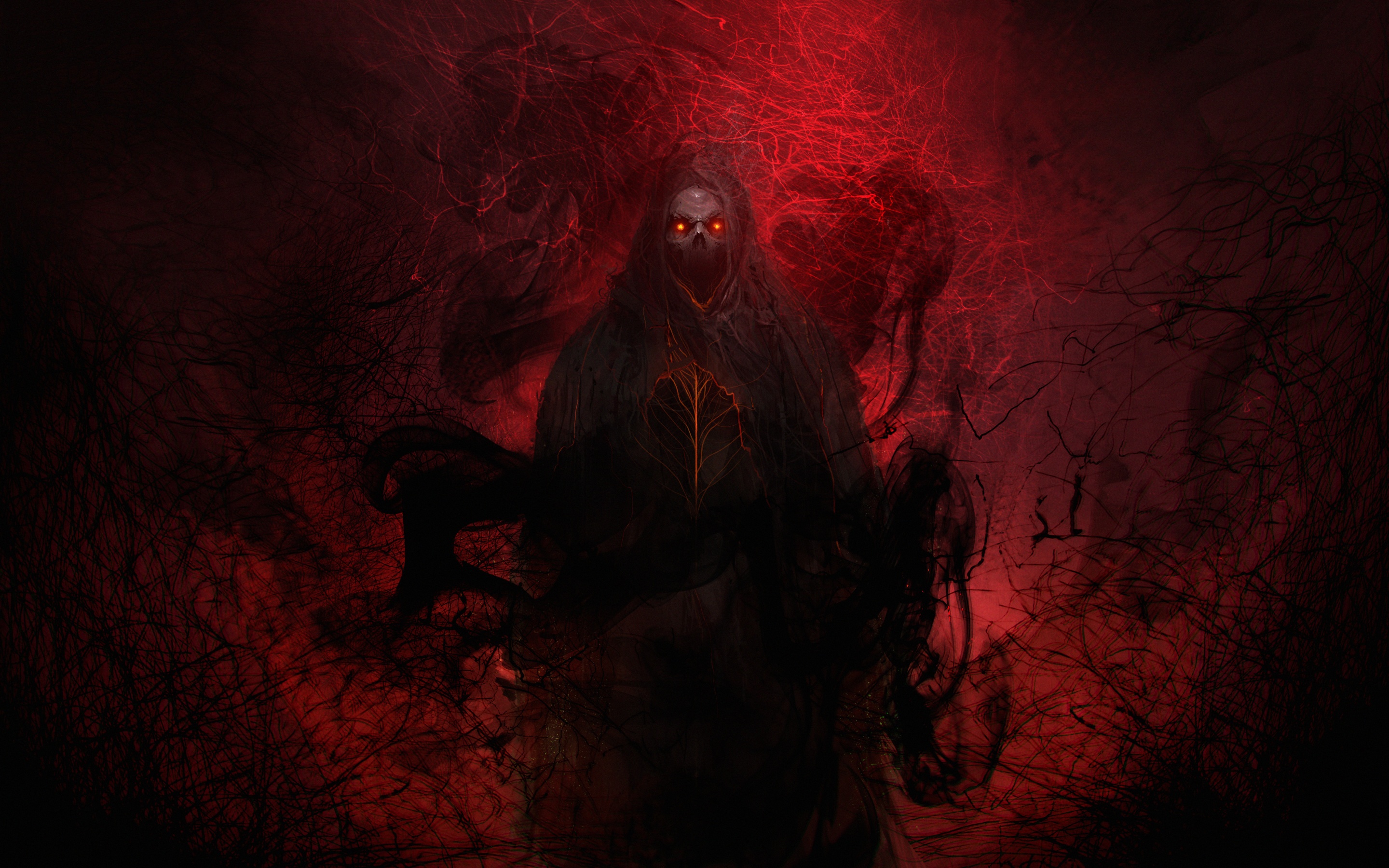 Hell Wallpaper 4K, Demon, Scary, Graphics CGI, #3281