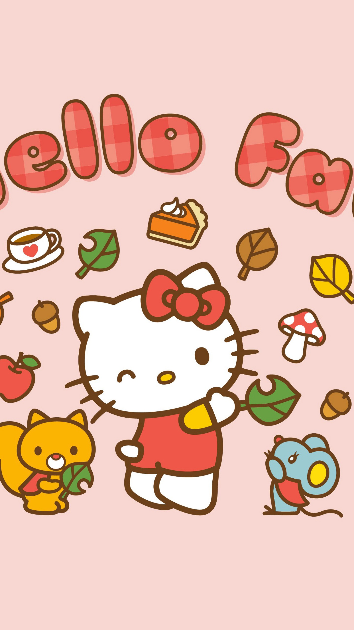 Hello Kitty Wallpapers Autumn  Wallpaper Cave