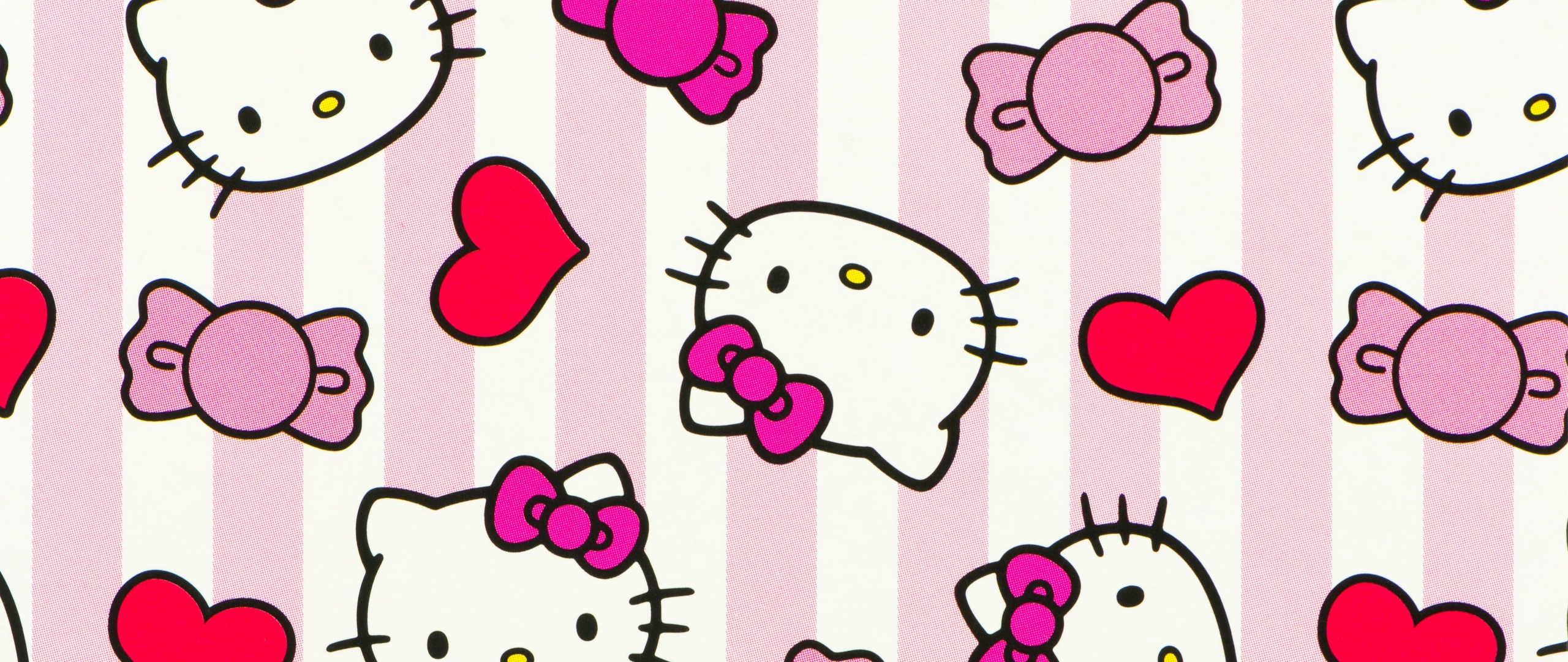 Hello Kitty background Wallpaper 4K, Pink background