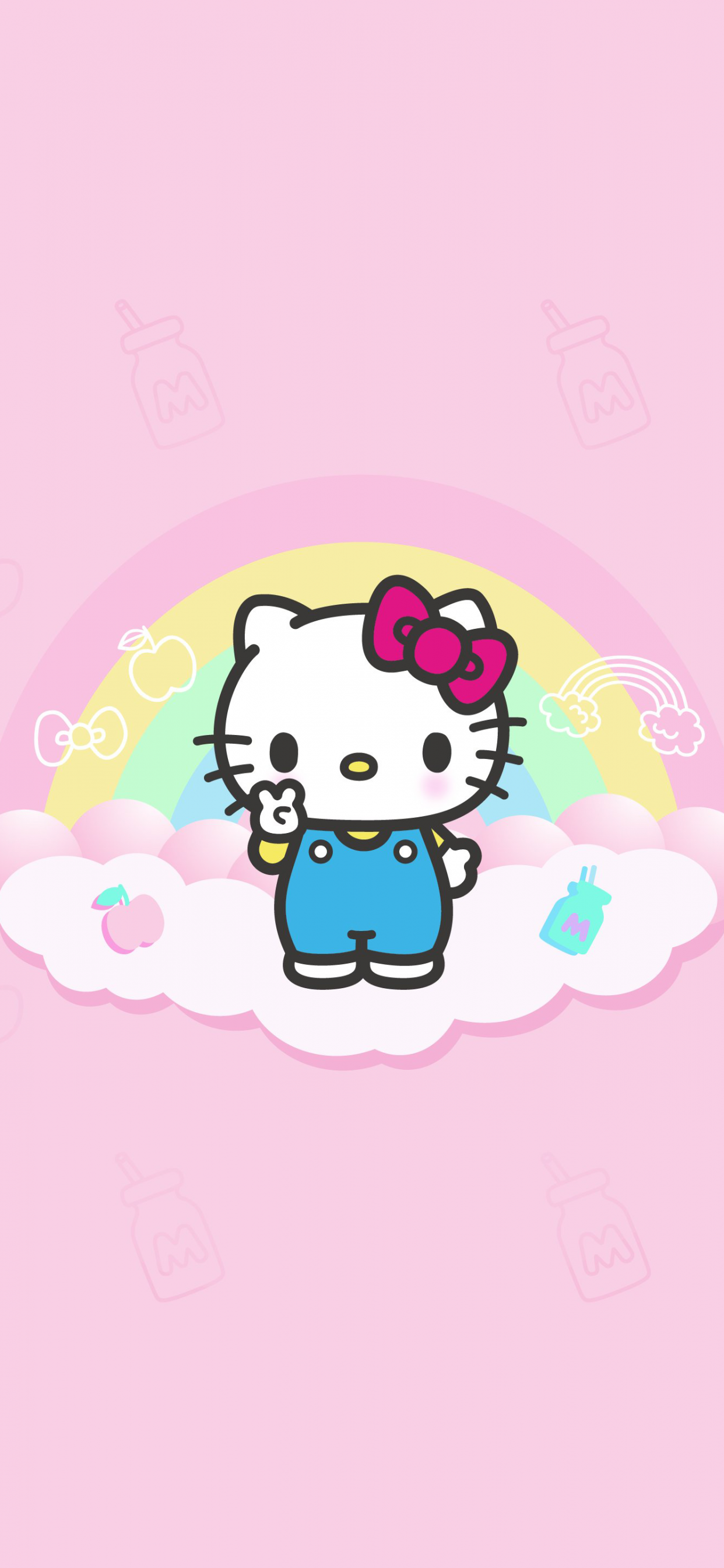 Hello Kitty girly hello kitty pastel peachy pink HD phone wallpaper   Peakpx