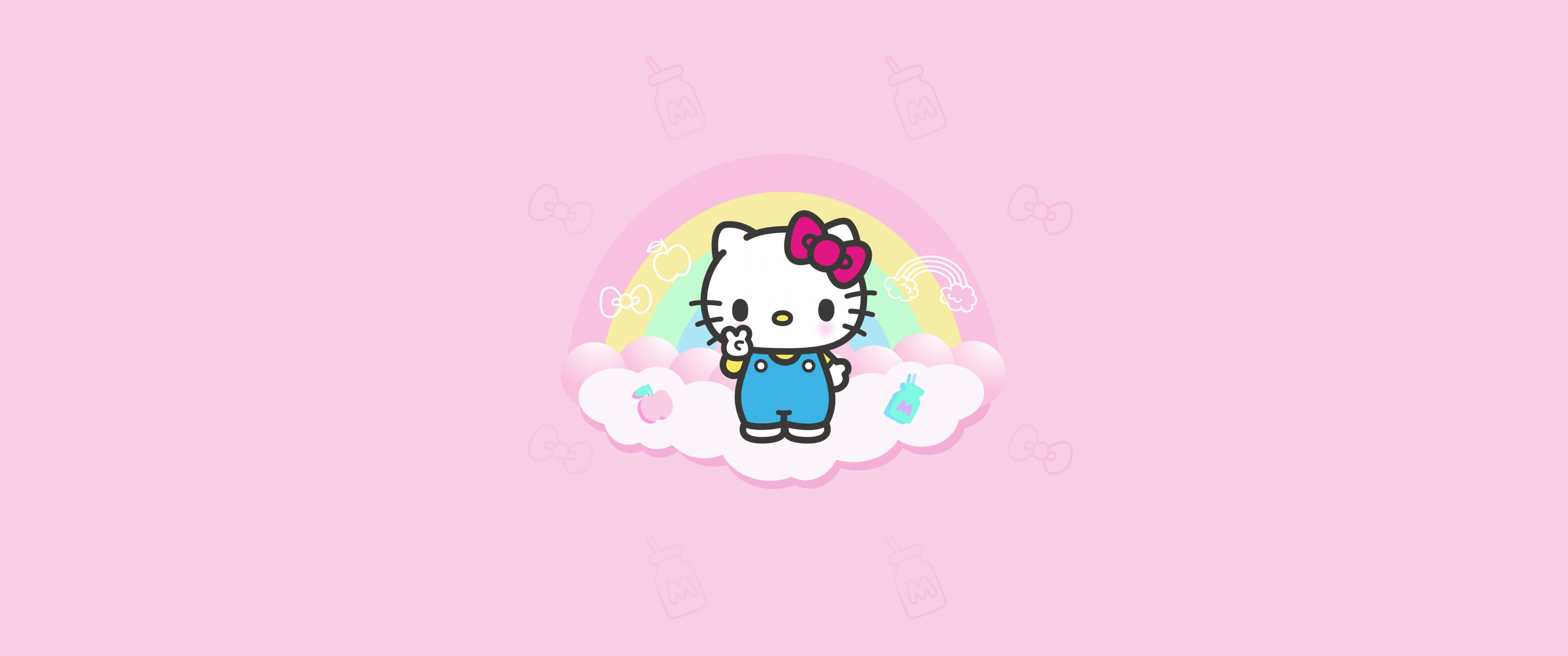 Hello Kitty Minimal 3440x1440 9938 