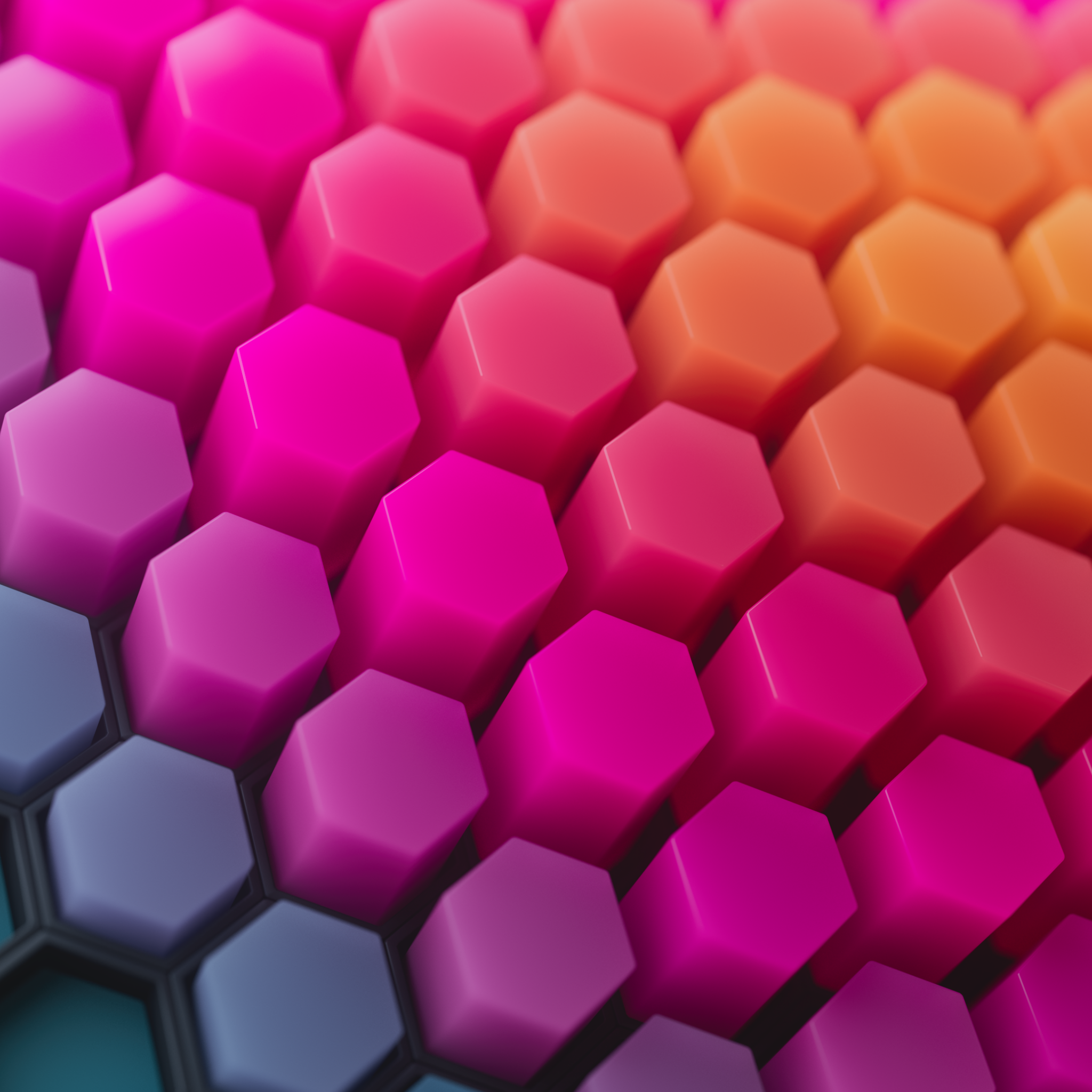 3D Hexagon Wallpaper Download  MOONAZ