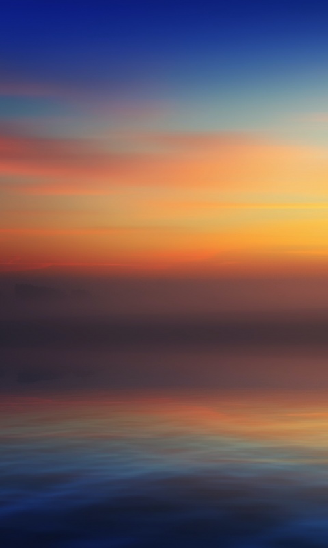 Horizon Wallpaper 4K, Landscape, River, Morning fog