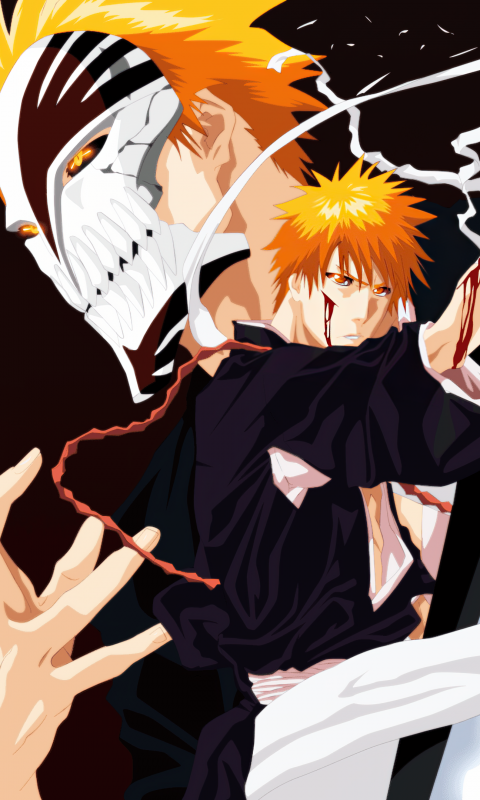 Visored Wallpaper 4K, Ichigo Kurosaki, Bleach