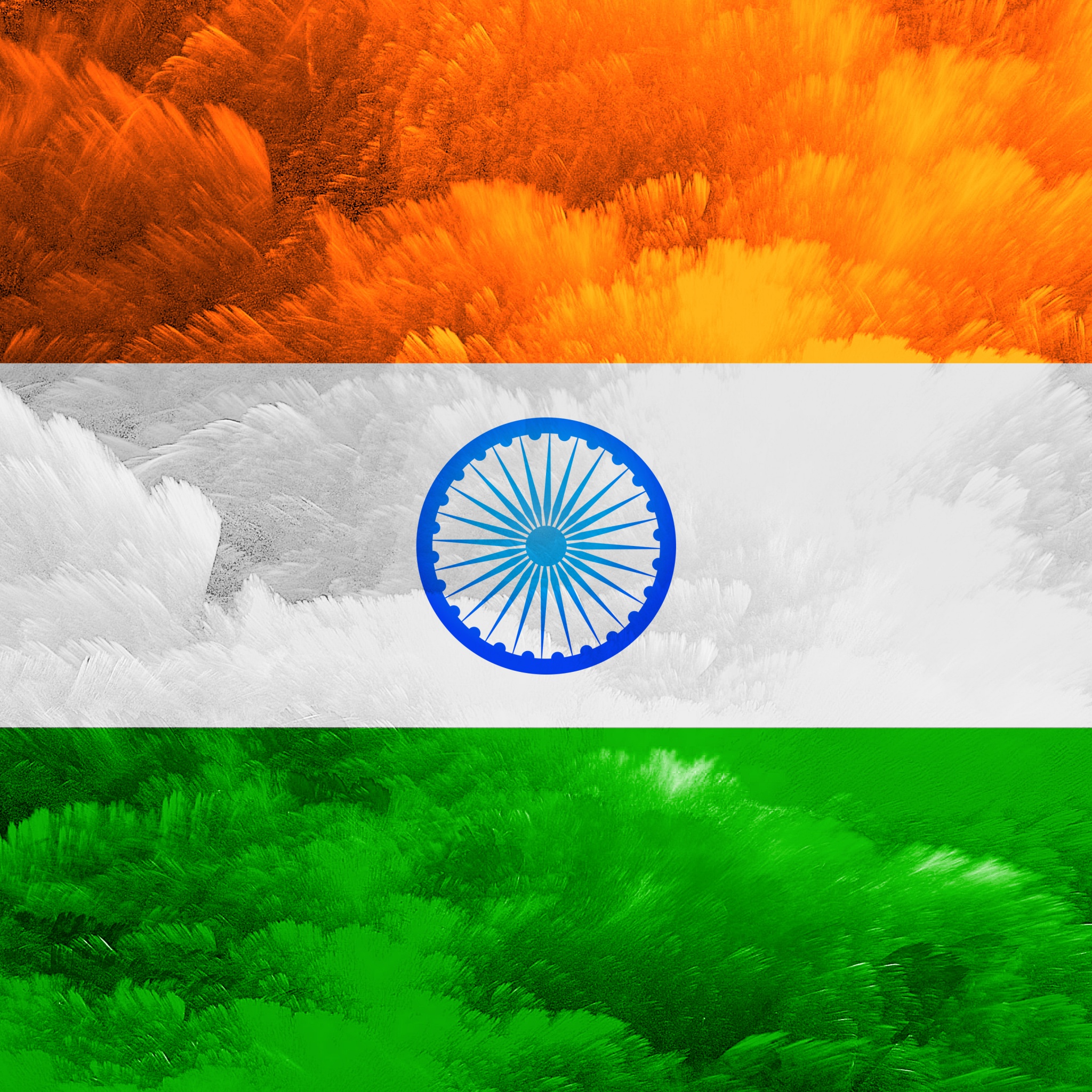Indian Flag Wallpaper 4K, Tricolour Flag, National flag, Flag of India