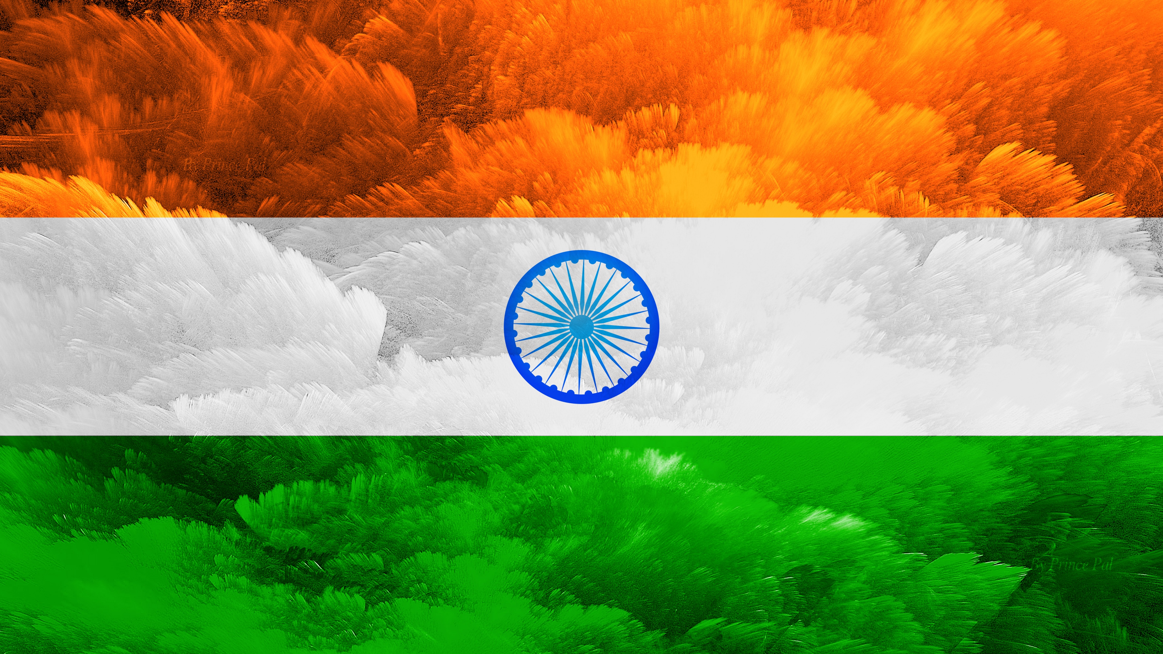 Indian Flag Triangle