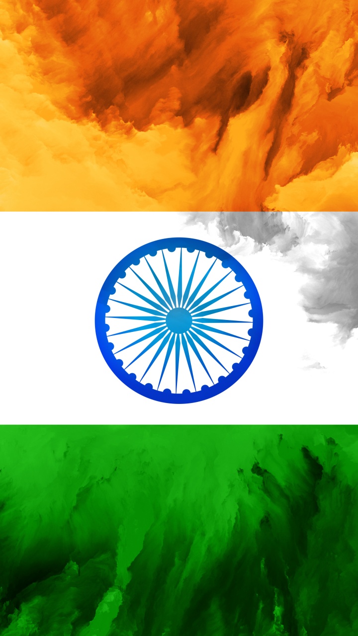 Indian Flag 4K Wallpaper, Tricolour Flag, National Flag, Flag of India
