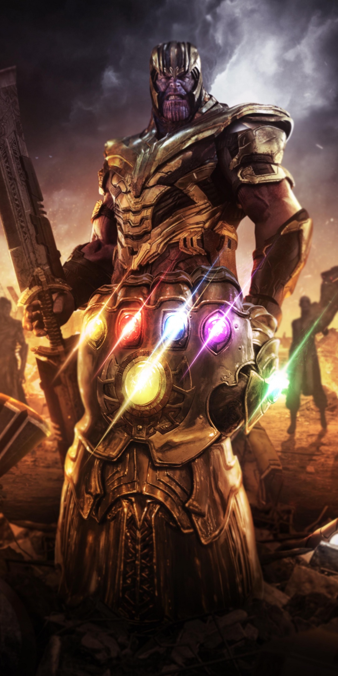 Infinity Gauntlet 4K Wallpaper, Thanos, Avengers: Endgame, Infinity Stones, Movies, #992