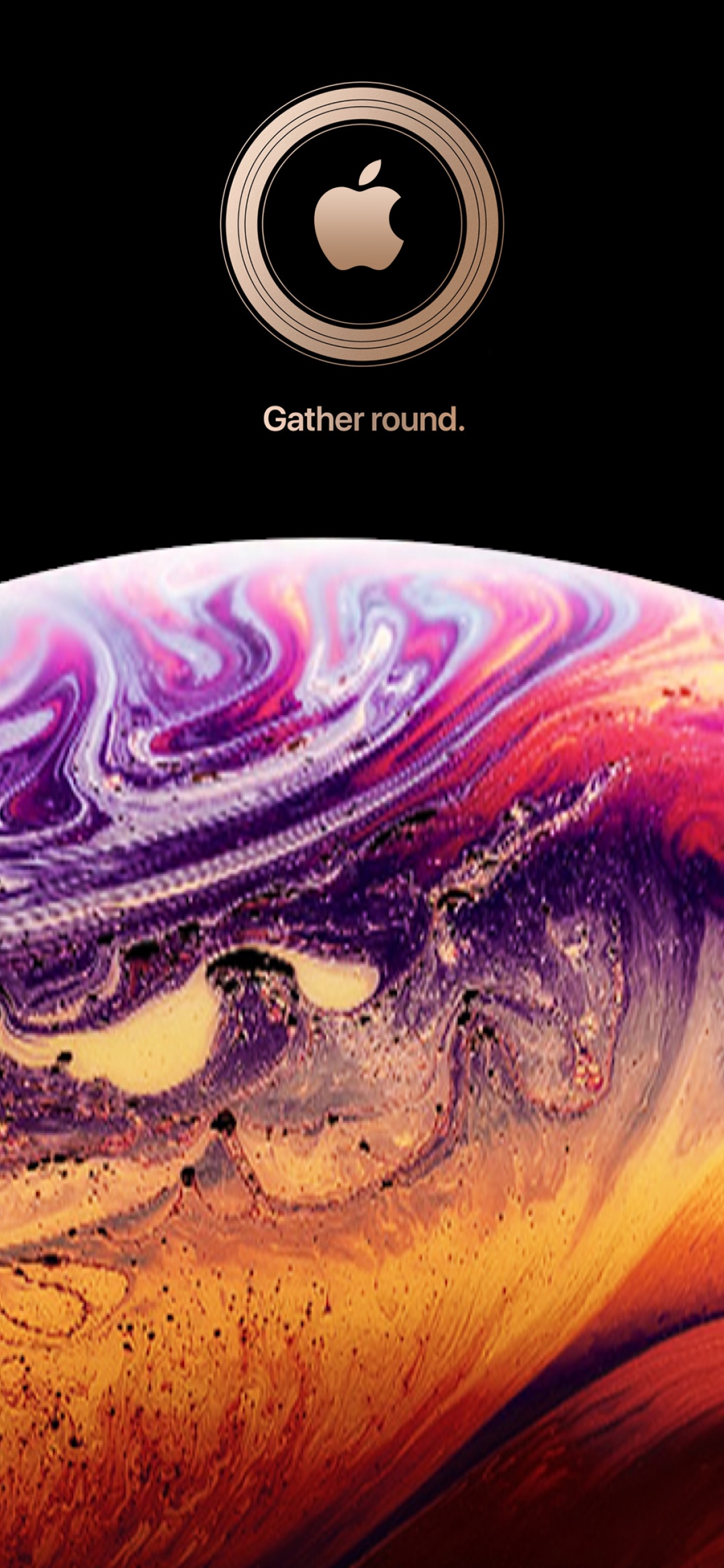 iOS 12 4K Wallpaper, iPhone XS, Stock, Black background, Technology, #1568